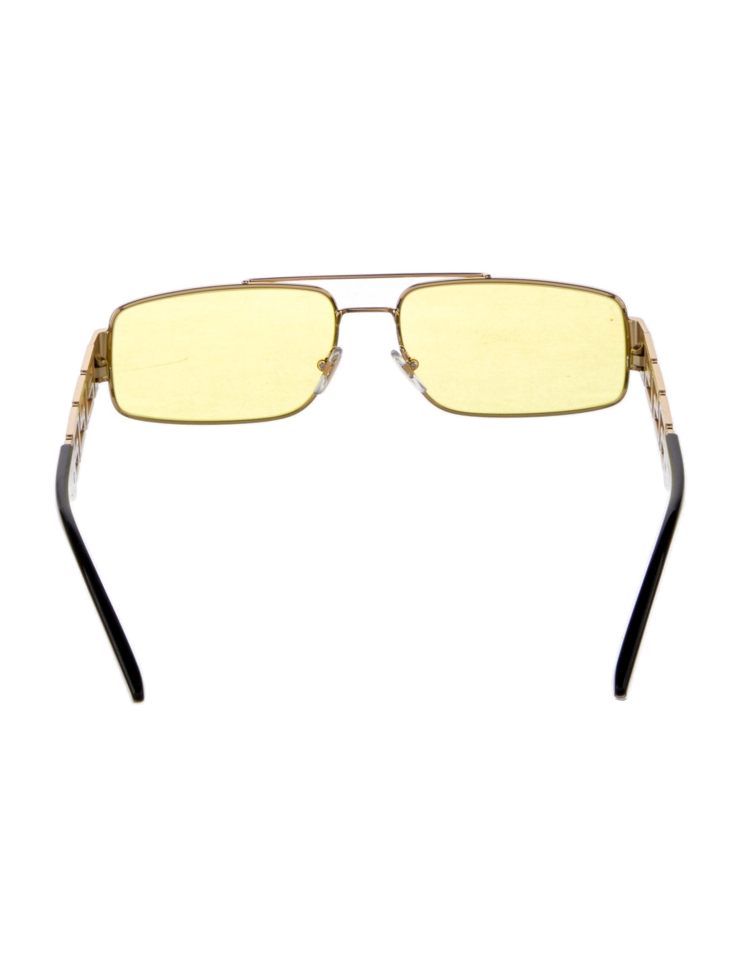 Versace Grecca Pattern Square Sunglasses