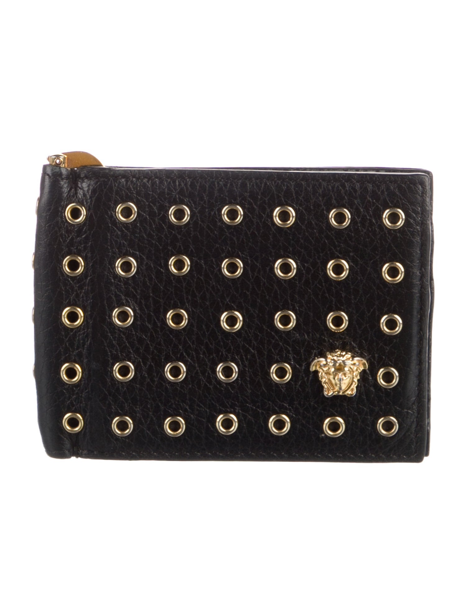 Versace Medusa Insignia Leather Wallet