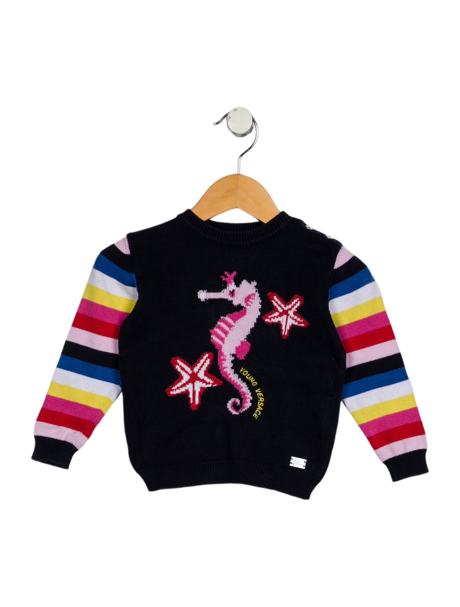 Versace Toddler Girls' Graphic Sweater