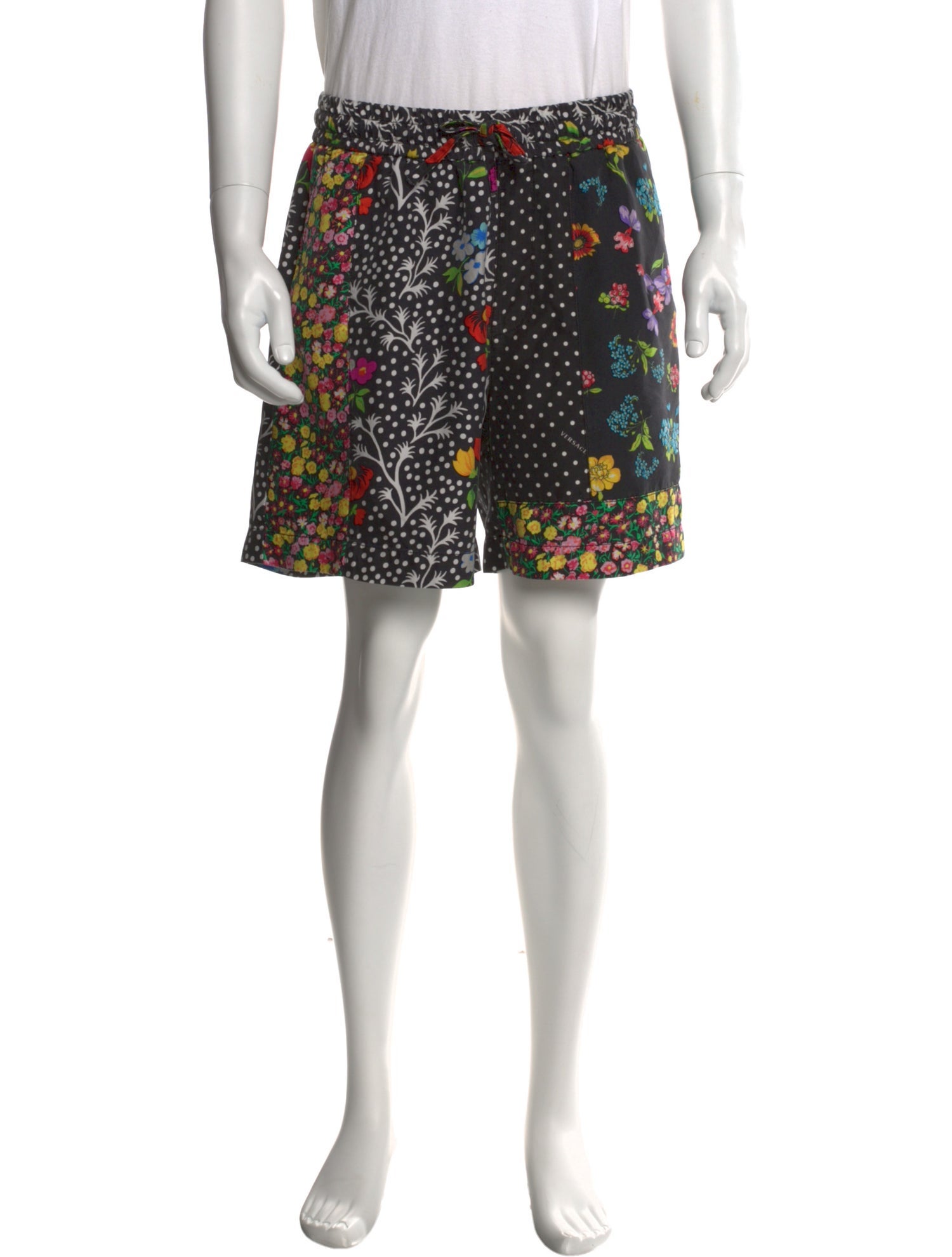 Versace Silk Jogger Shorts