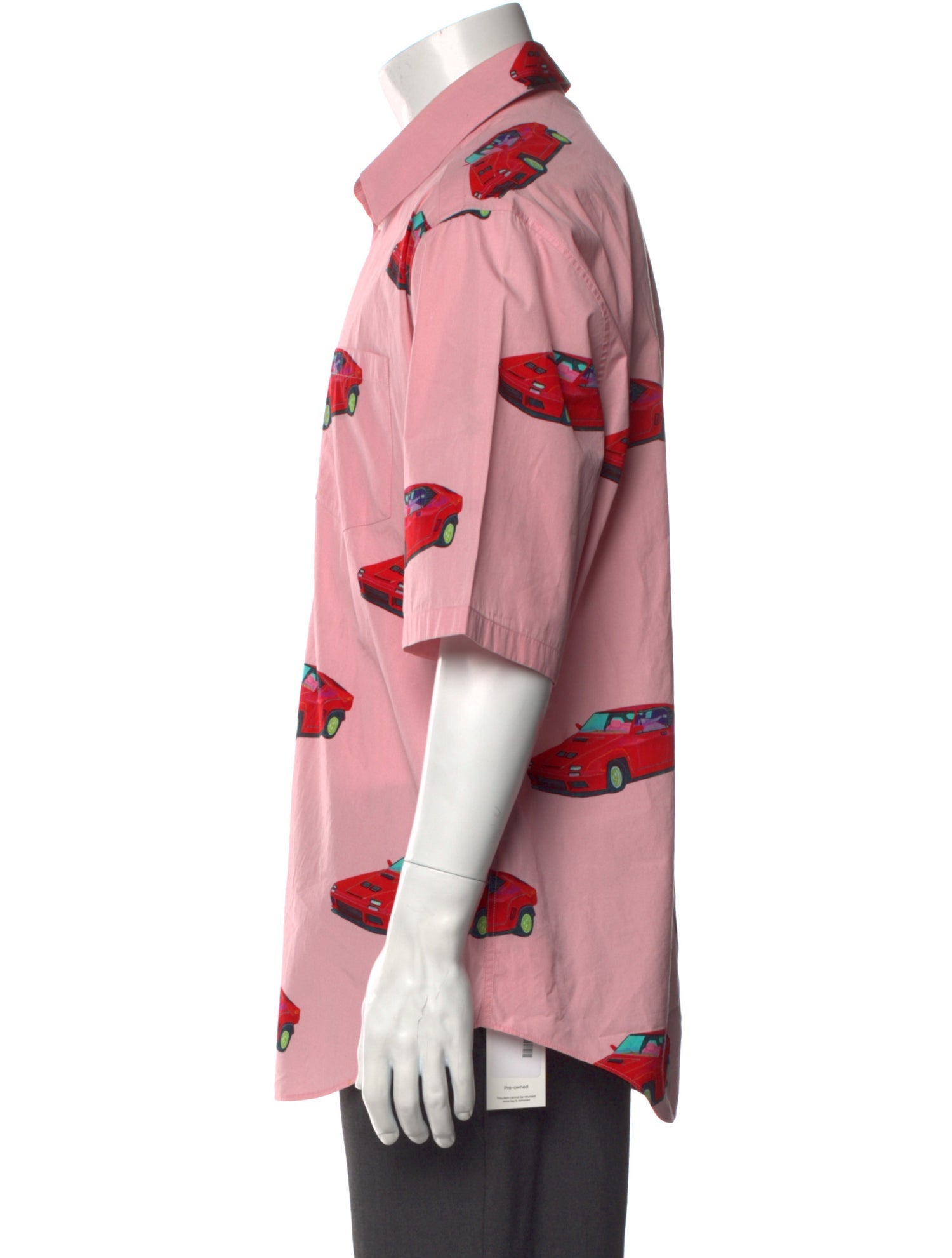 Versace Printed Short Sleeve Shirt