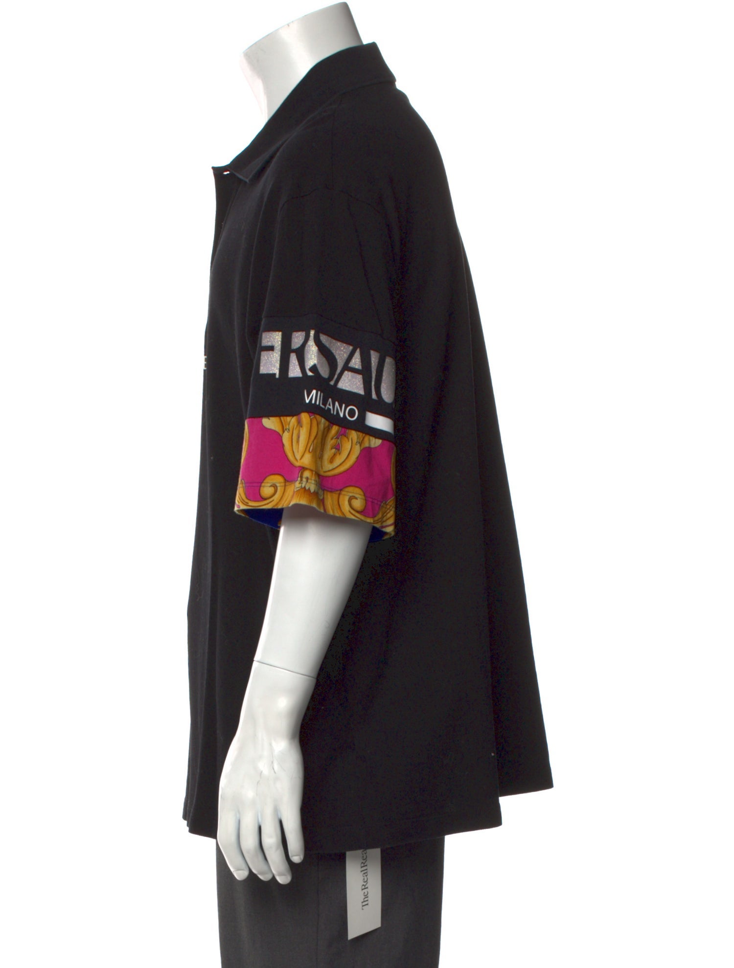 Versace Graphic Print Short Sleeve Shirt