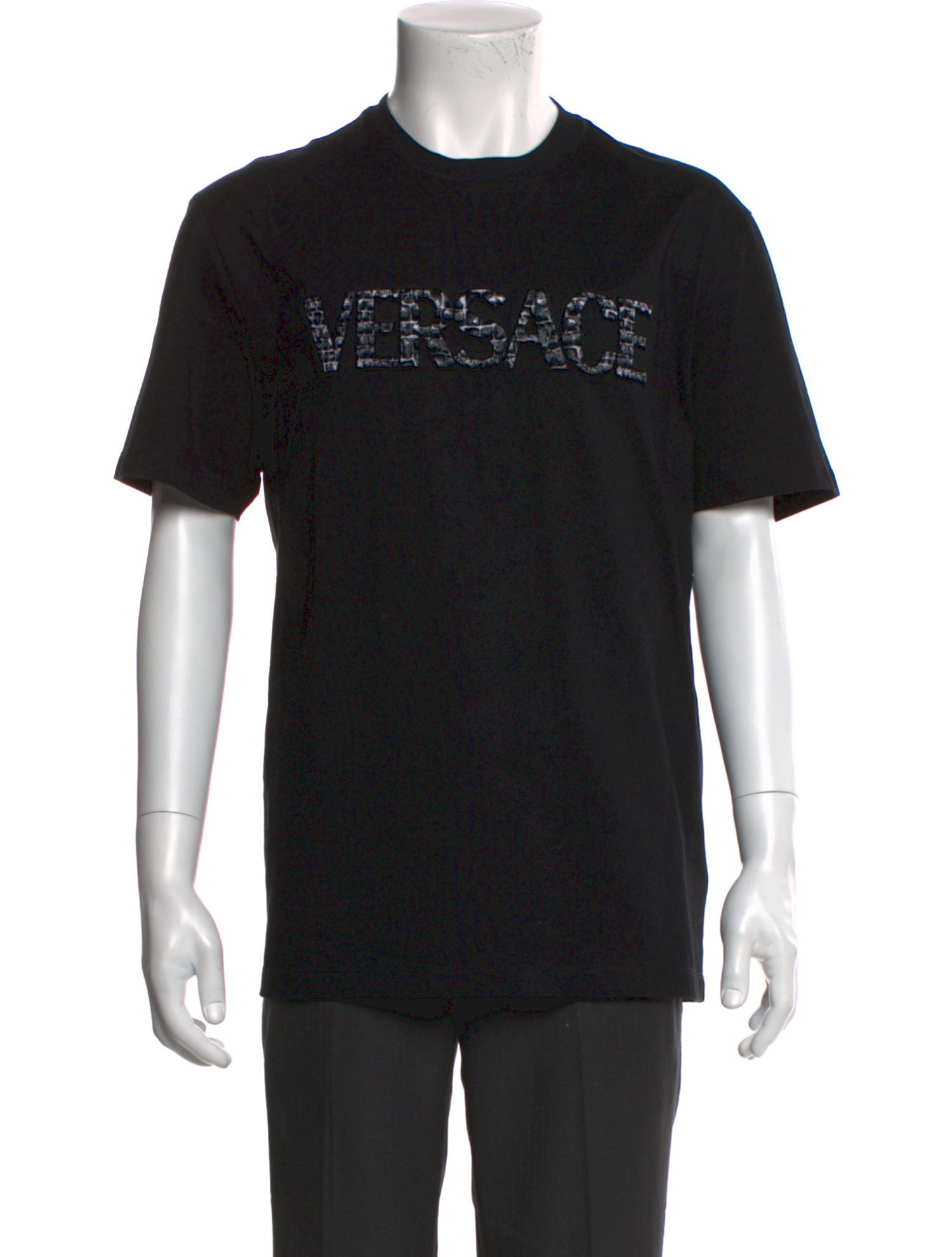Versace Graphic Print Crew Neck T-Shirt