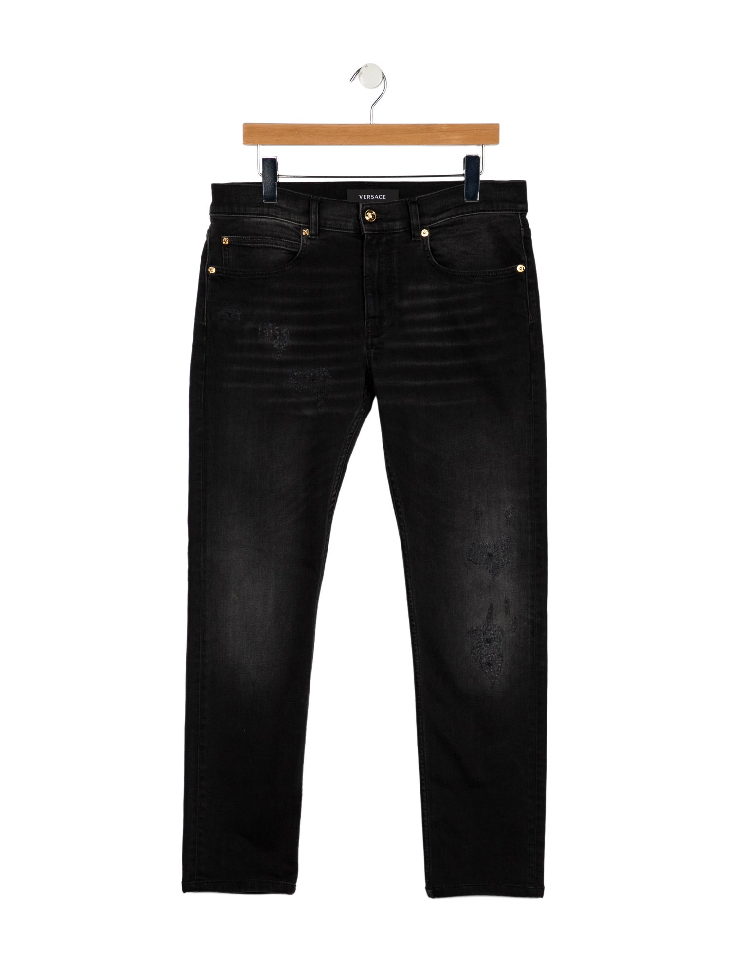 Versace Medusa Insignia Skinny Jeans