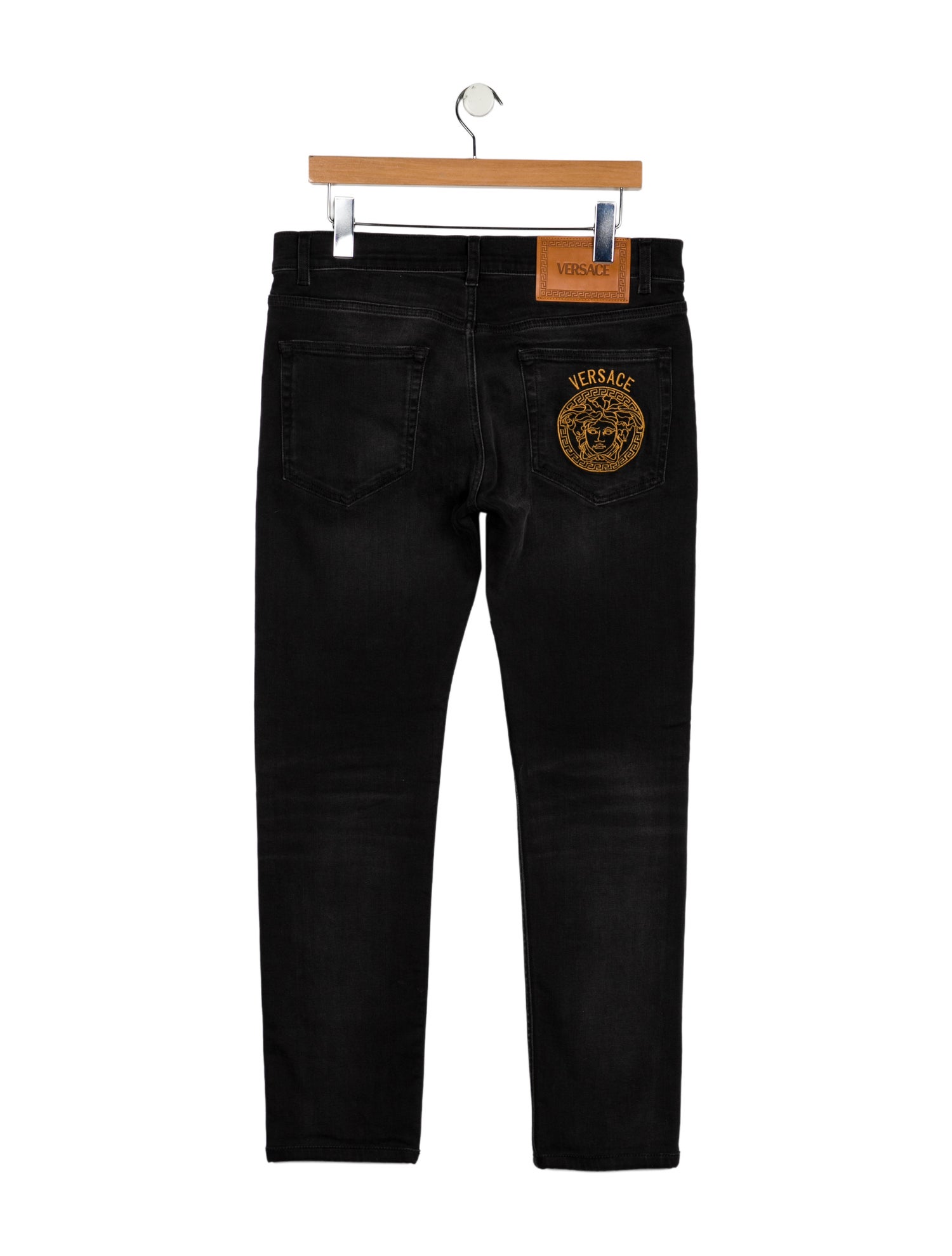 Versace Medusa Insignia Skinny Jeans