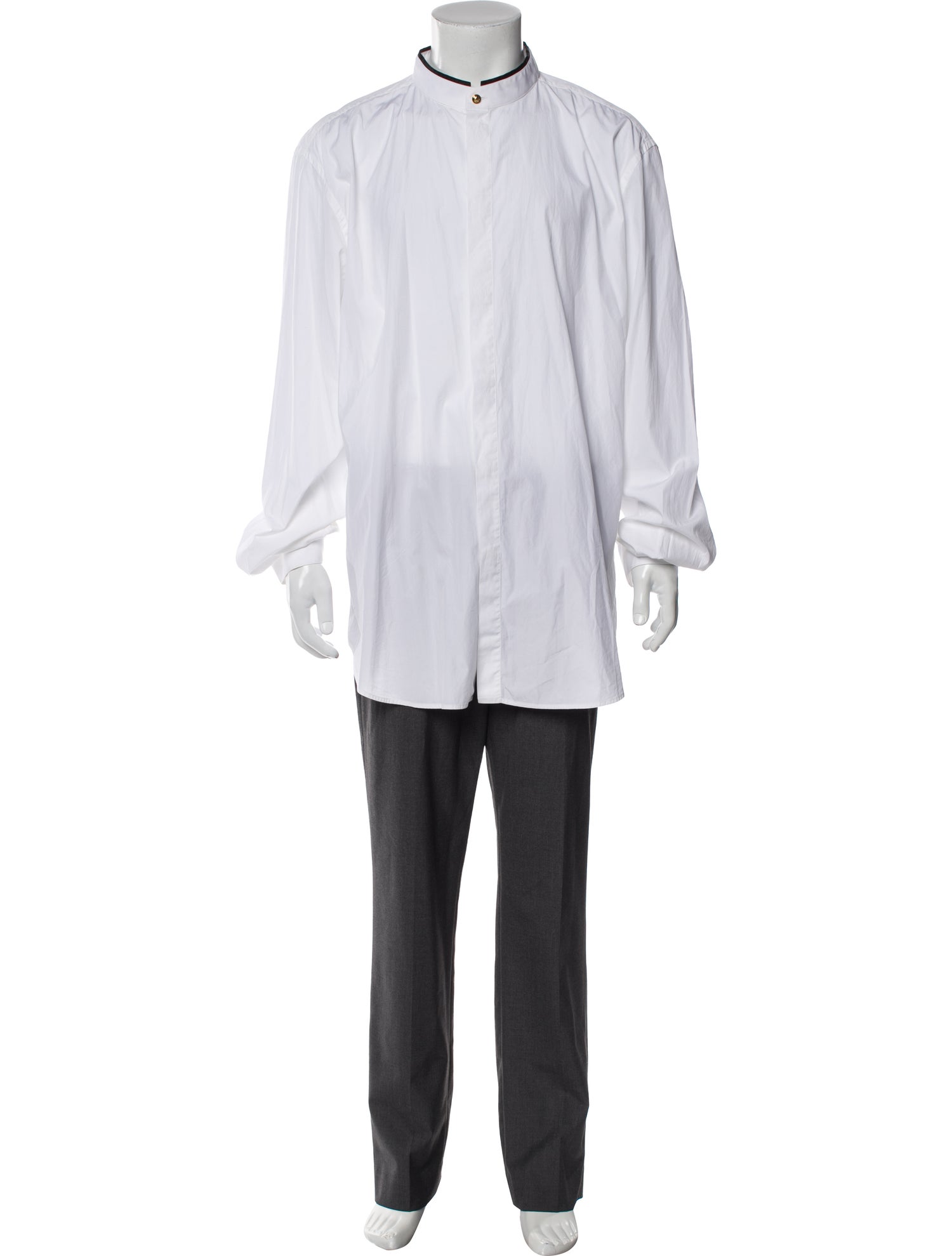 Versace Medusa Insignia Long Sleeve Dress Shirt