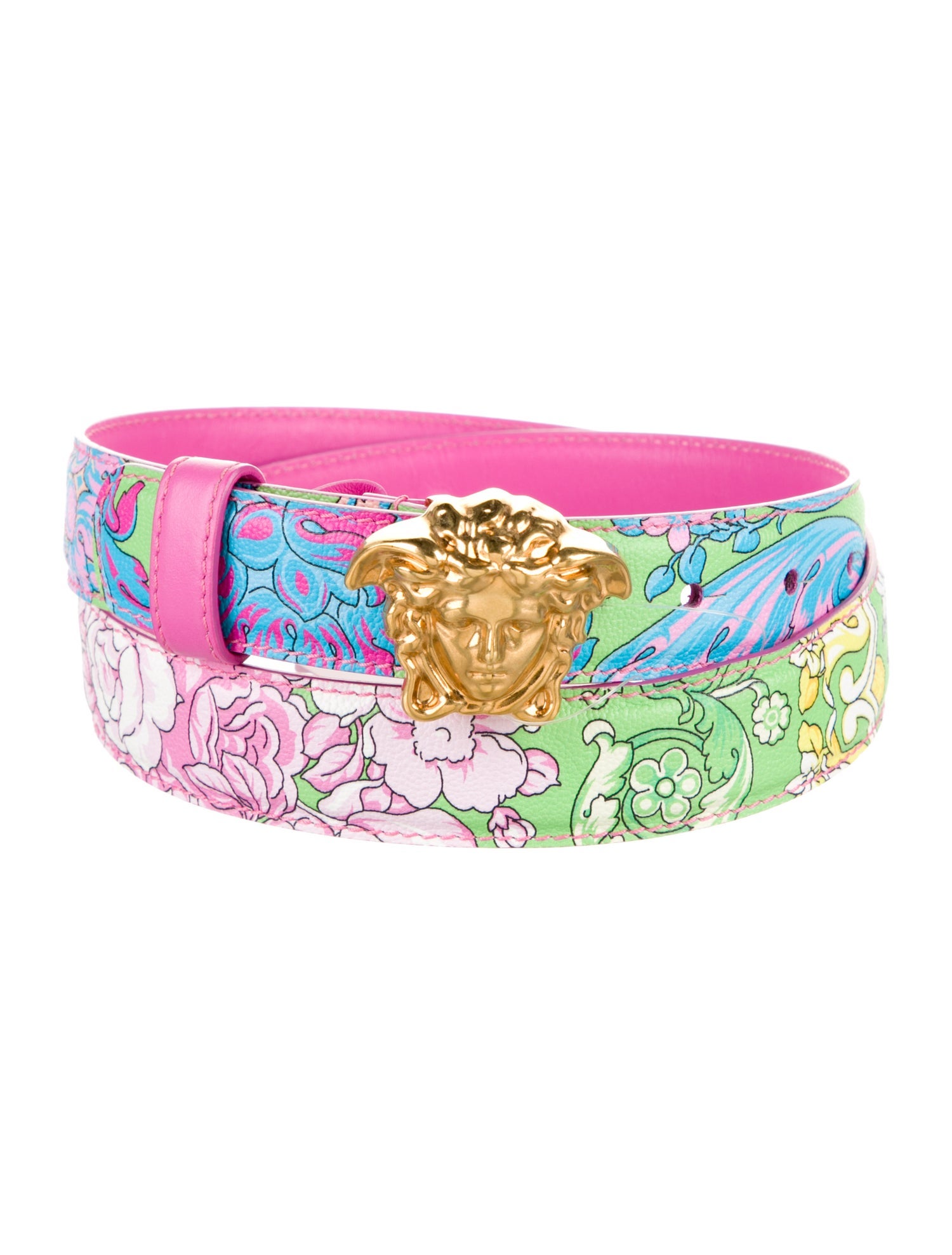 Versace Medusa Insignia Leather Belt