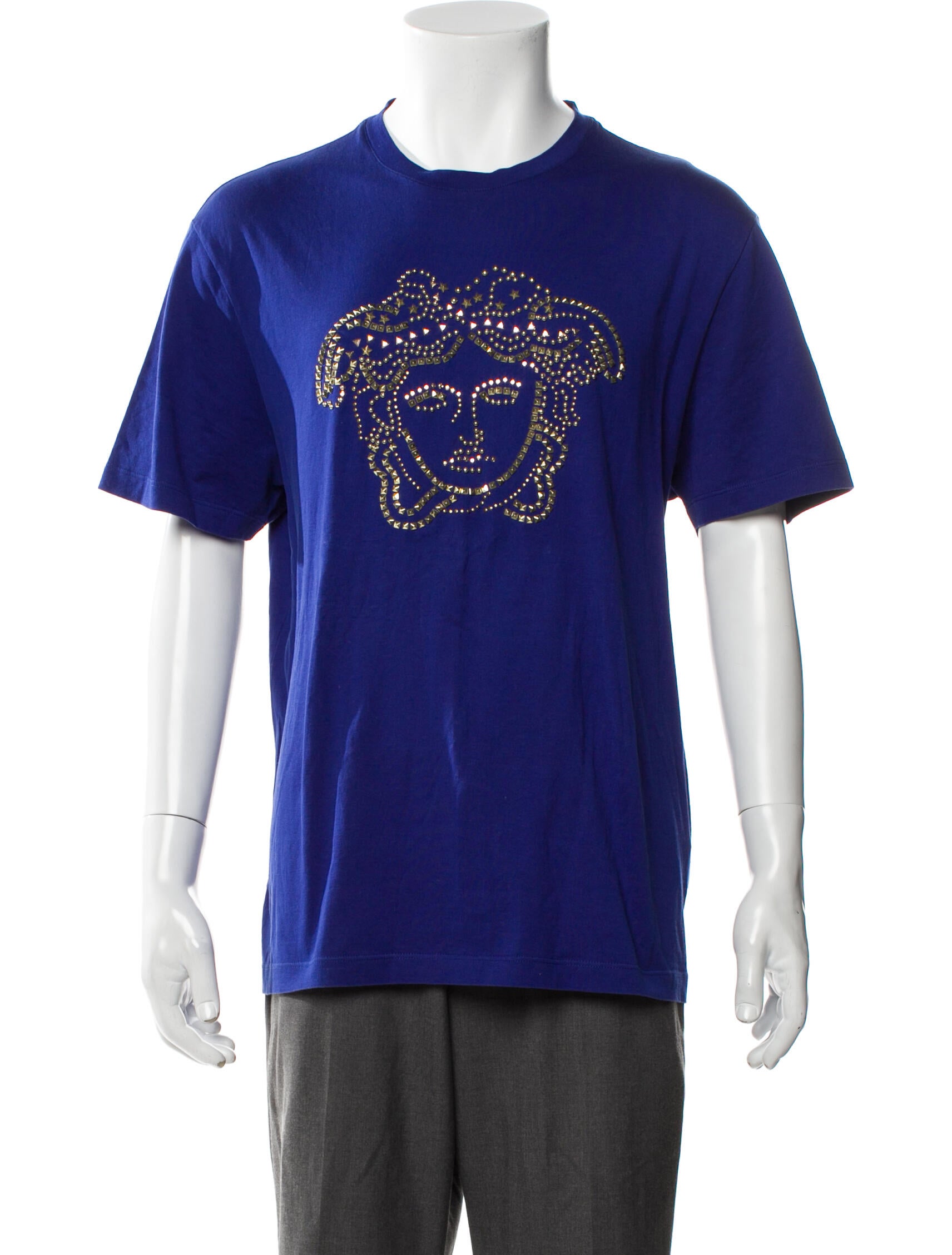 Versace Graphic Print Crew Neck T-Shirt
