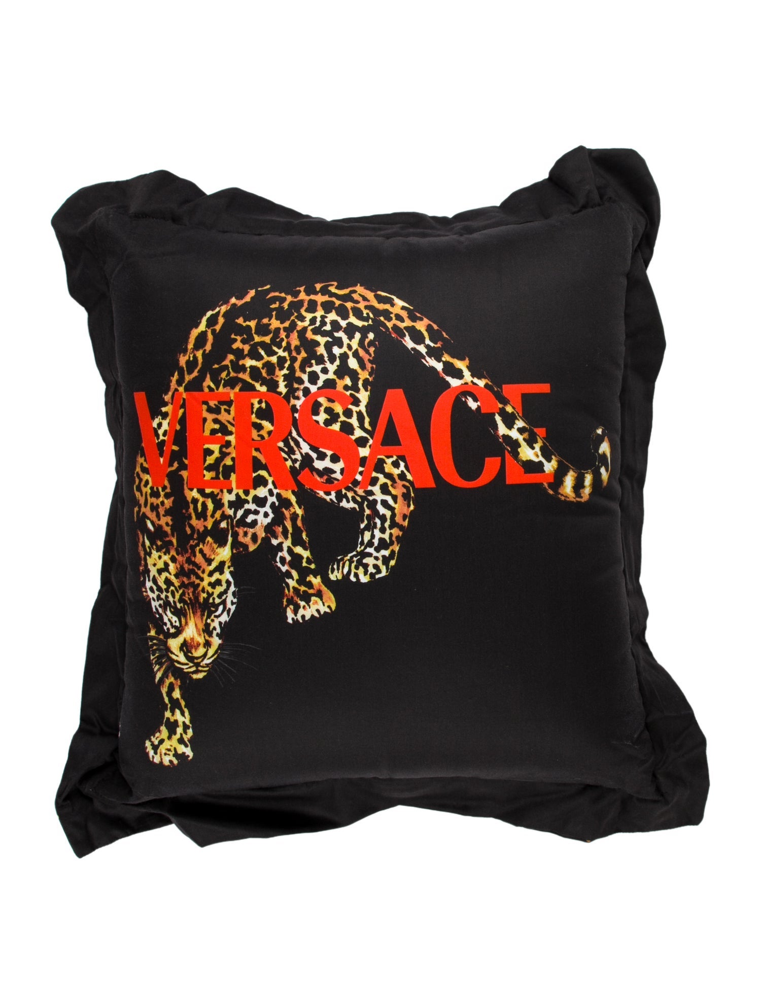 Versace Wild Cats Double-Face Throw Pillow
