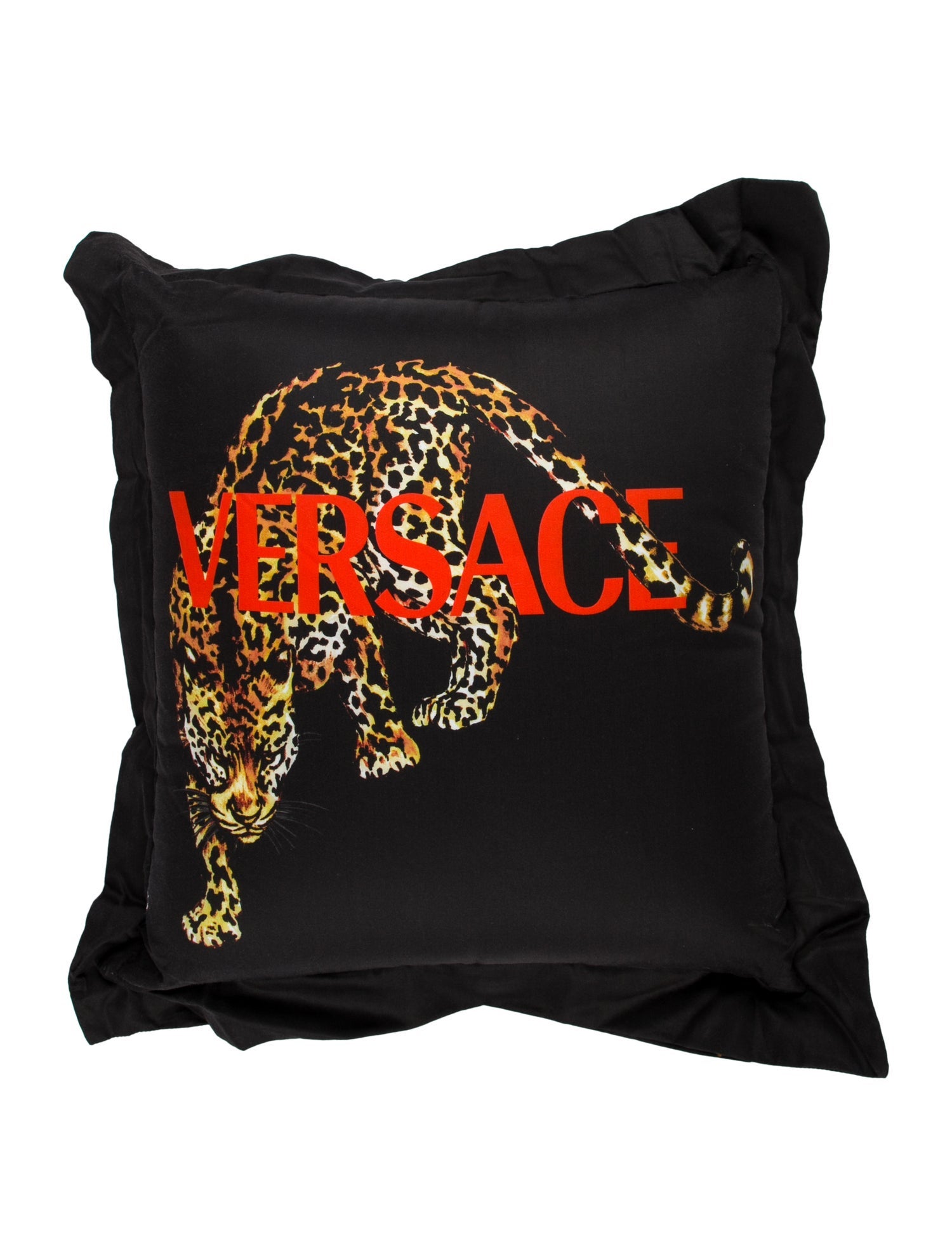 Versace Wild Cats Double-Face Throw Pillow
