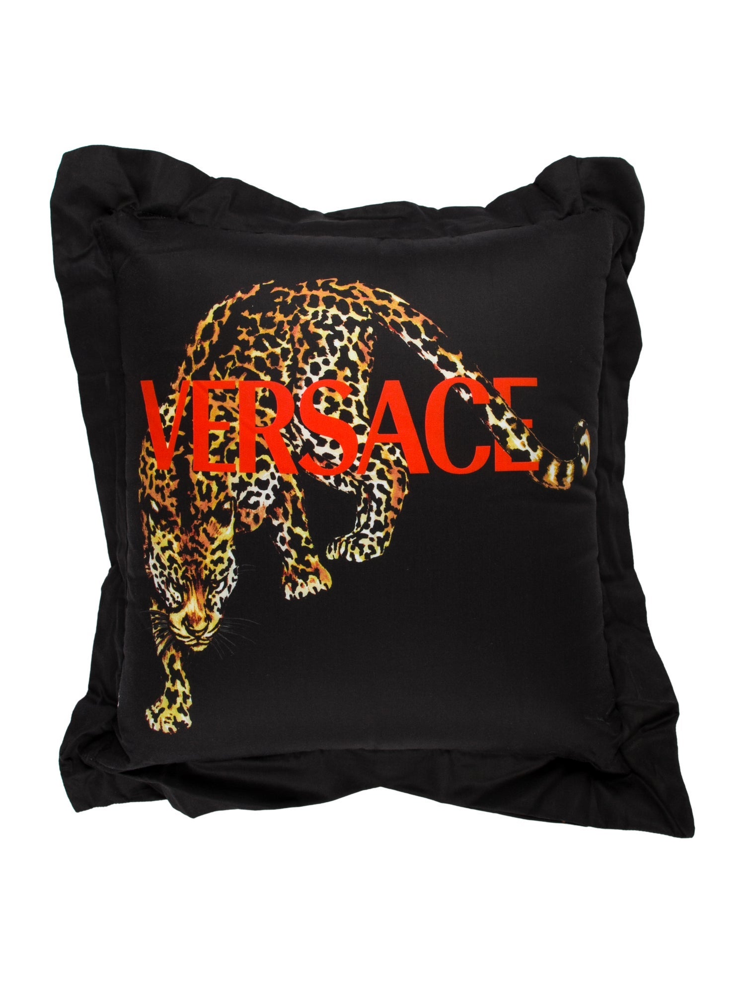 Versace Wild Cats Double-Face Throw Pillow