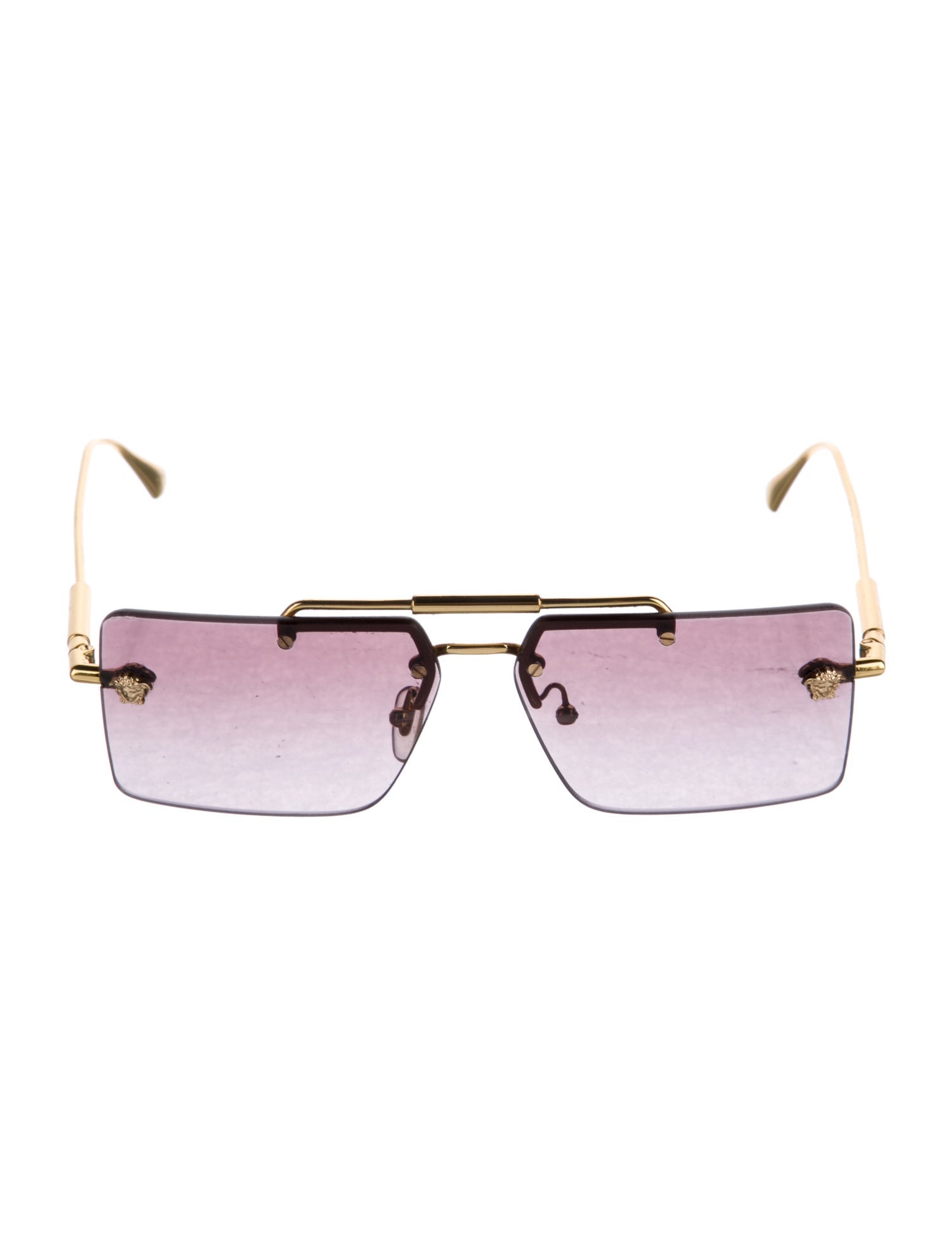 Versace Square Gradient Sunglasses