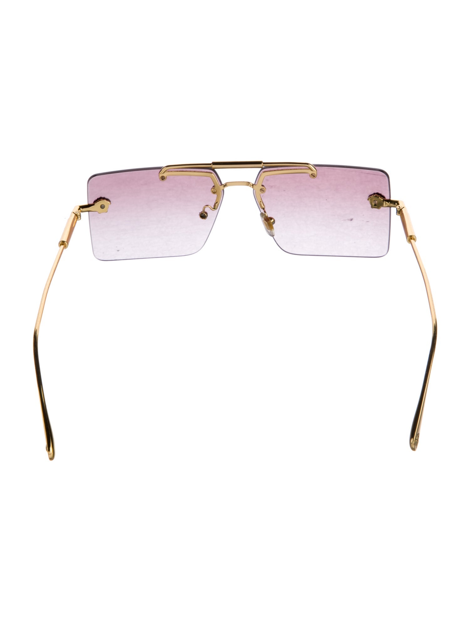 Versace Square Gradient Sunglasses