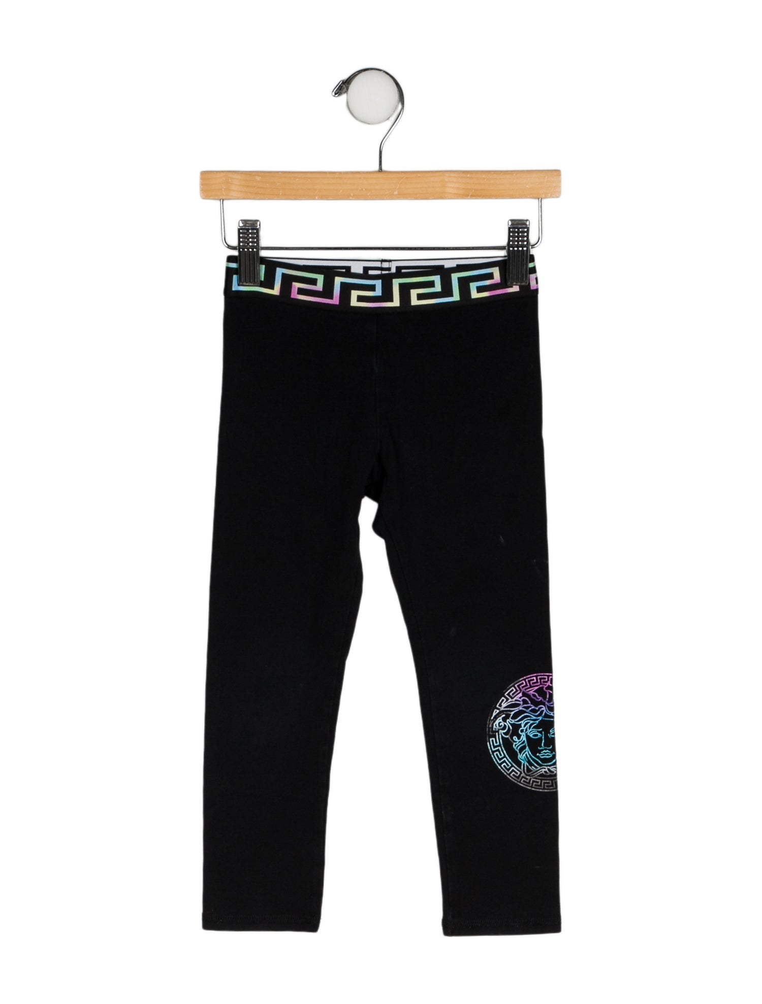 Versace Logo Print Leggings