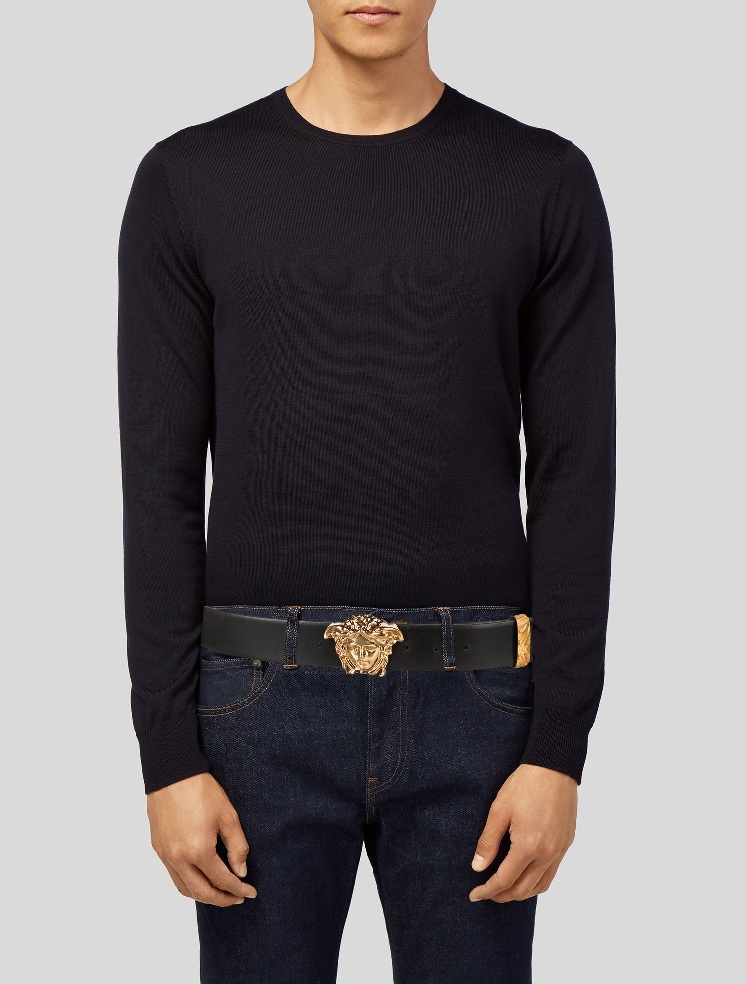 Versace Leather Belt Kit