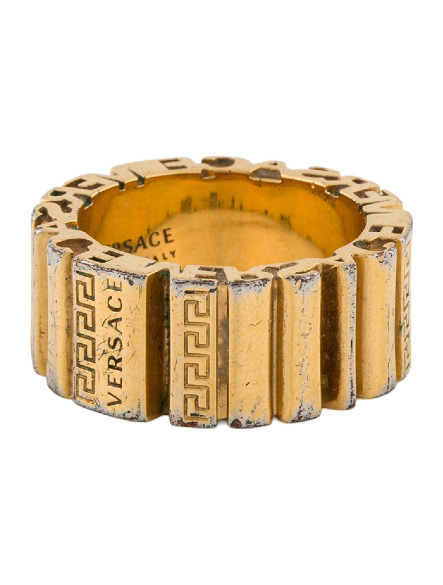 Versace Cut-Out Band Ring