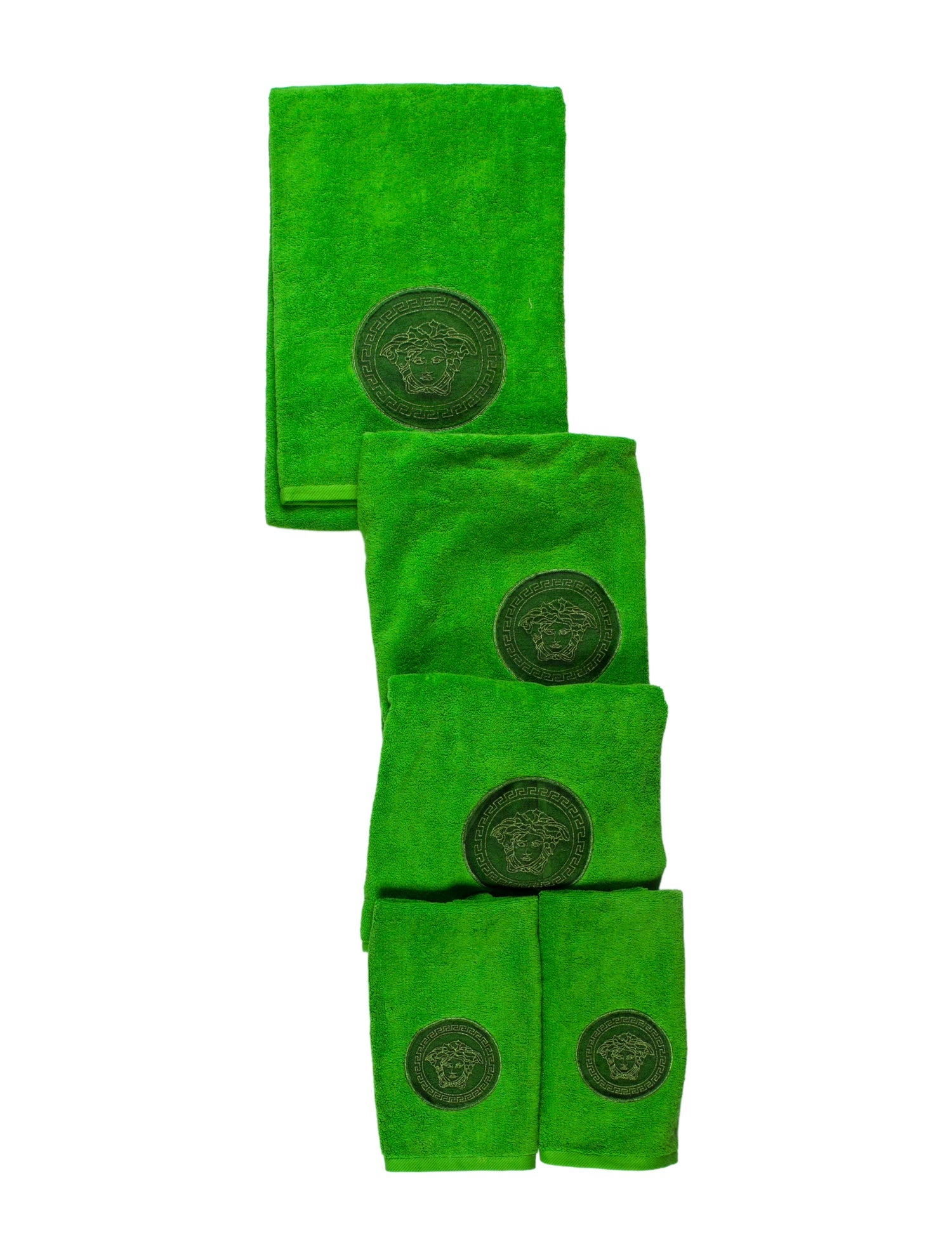 Versace 5-Piece Medusa Bath Towel Set