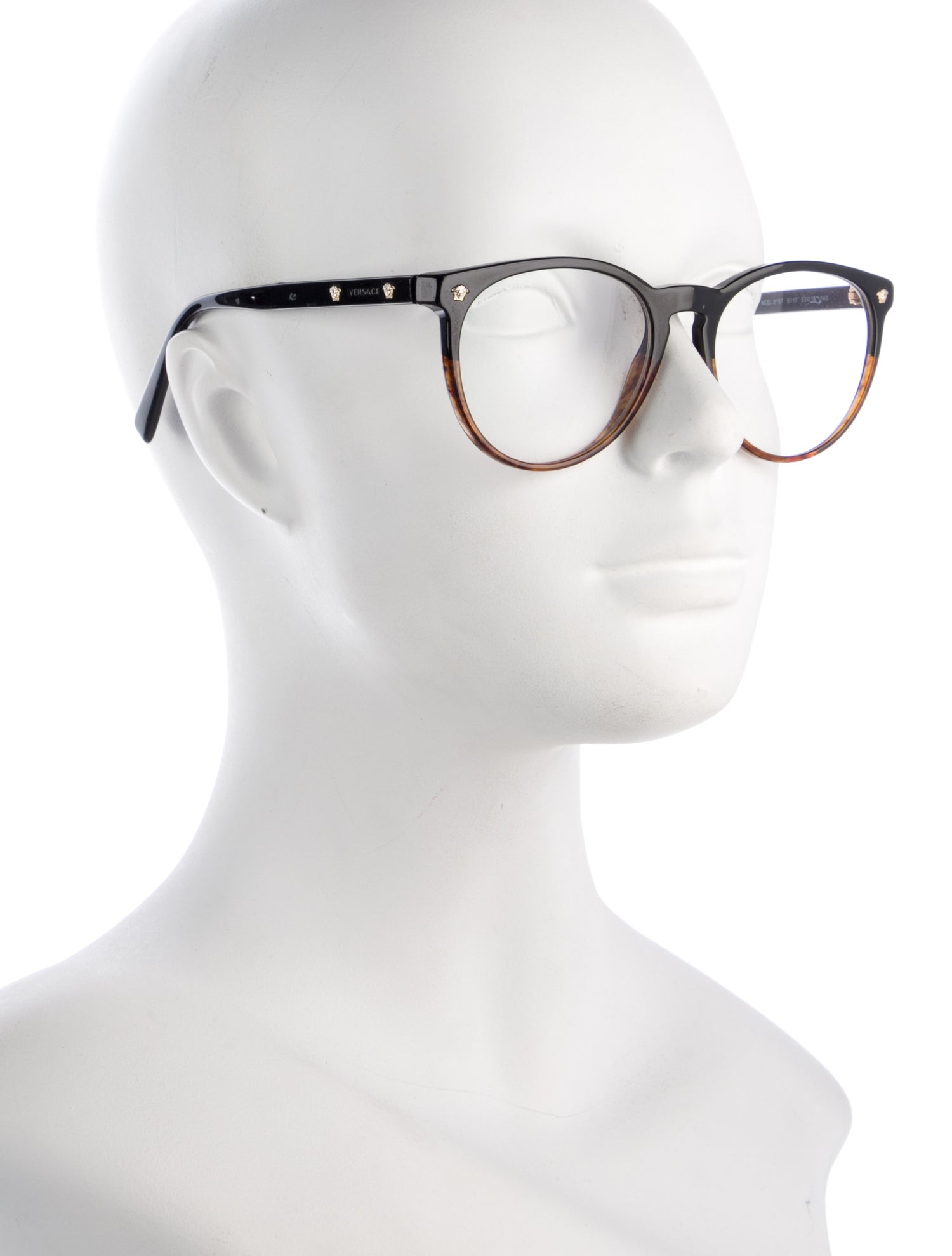 Versace Medusa Insignia Wayfarer Eyeglasses