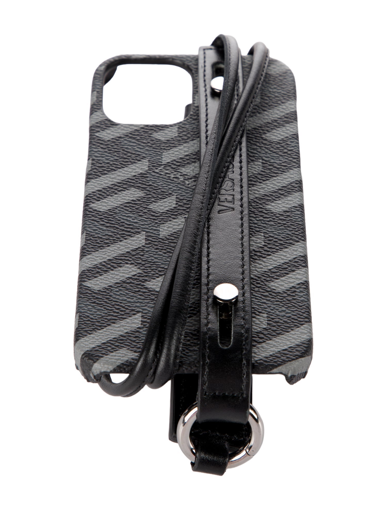 Versace Iphone 14 pro max case with leather strap