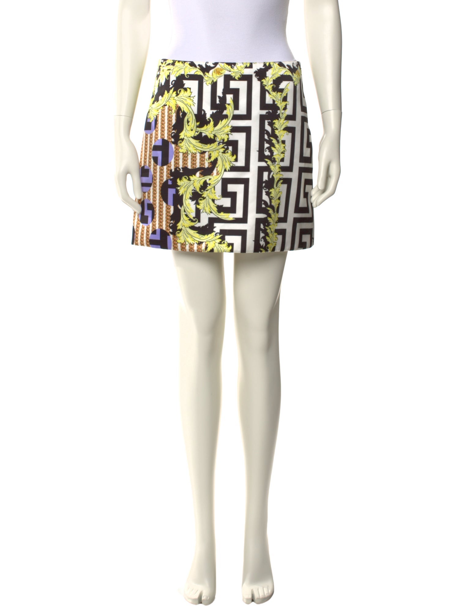 Versace Printed Mini Skirt