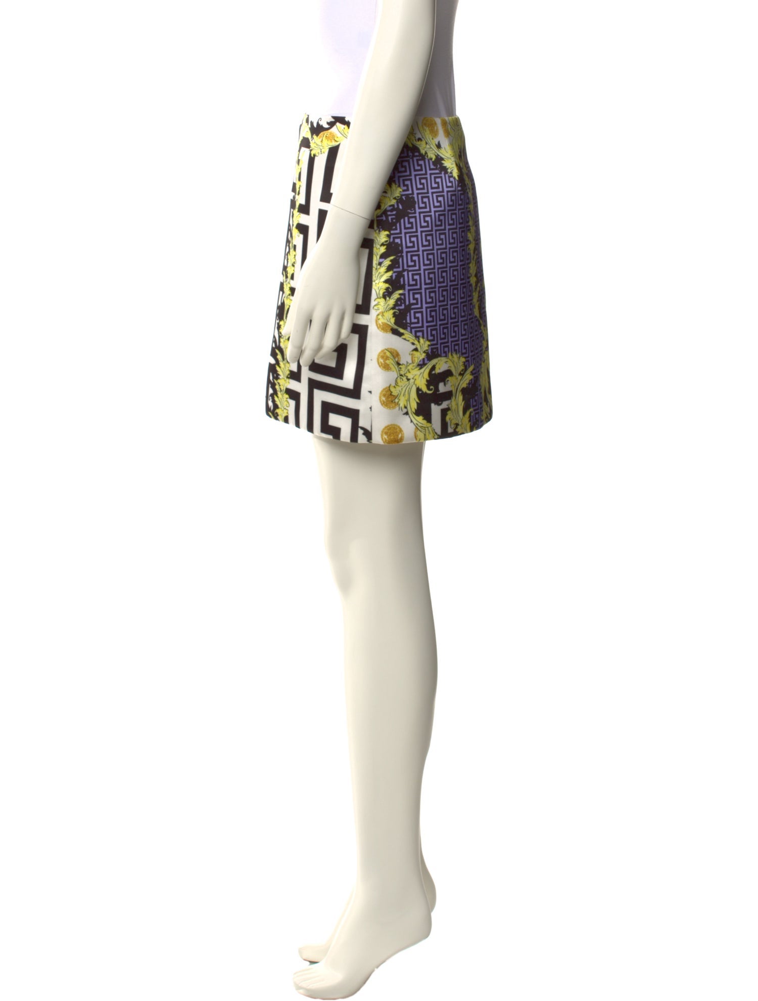 Versace Printed Mini Skirt