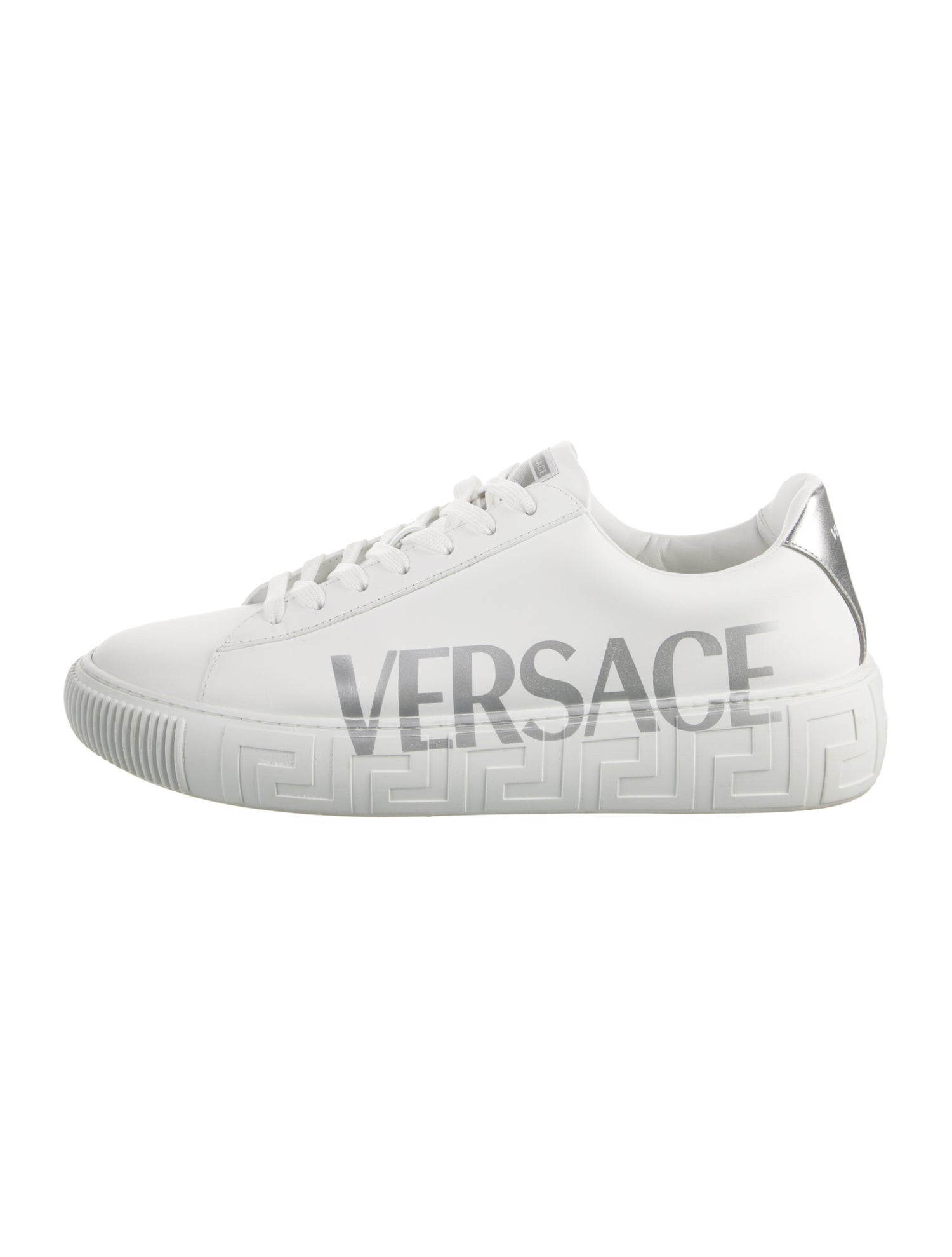 Versace Medusa Insignia Leather Sneakers