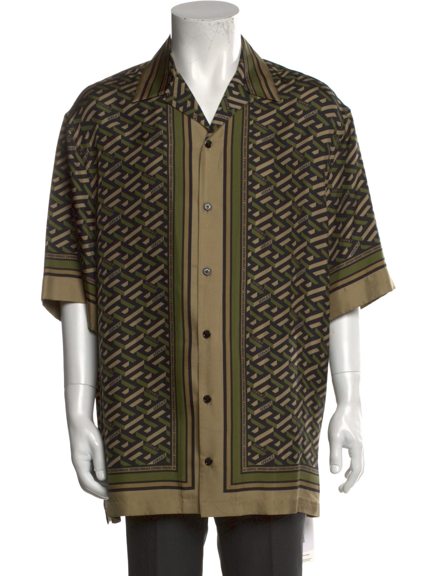 Versace Silk Printed Shirt