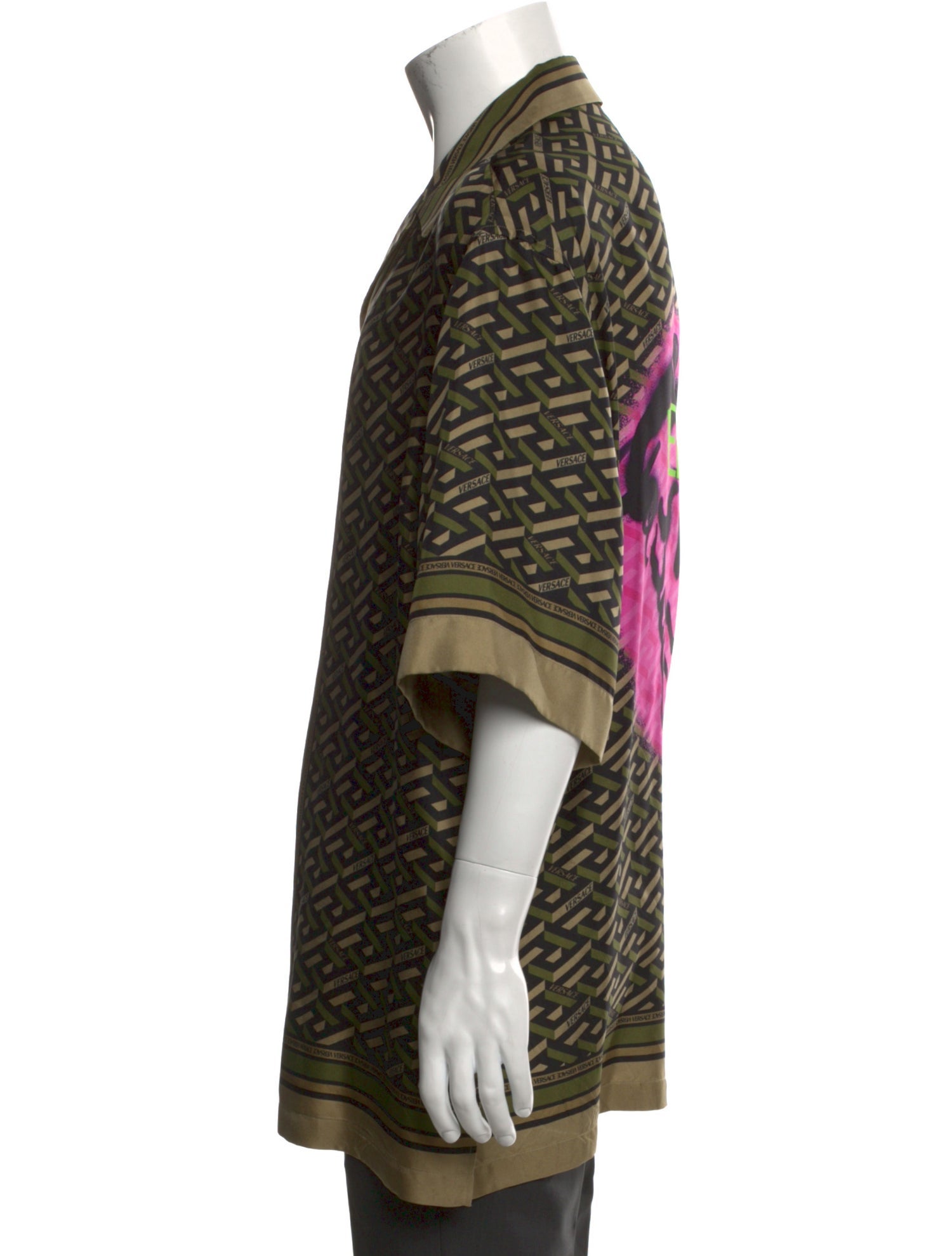 Versace Silk Printed Shirt