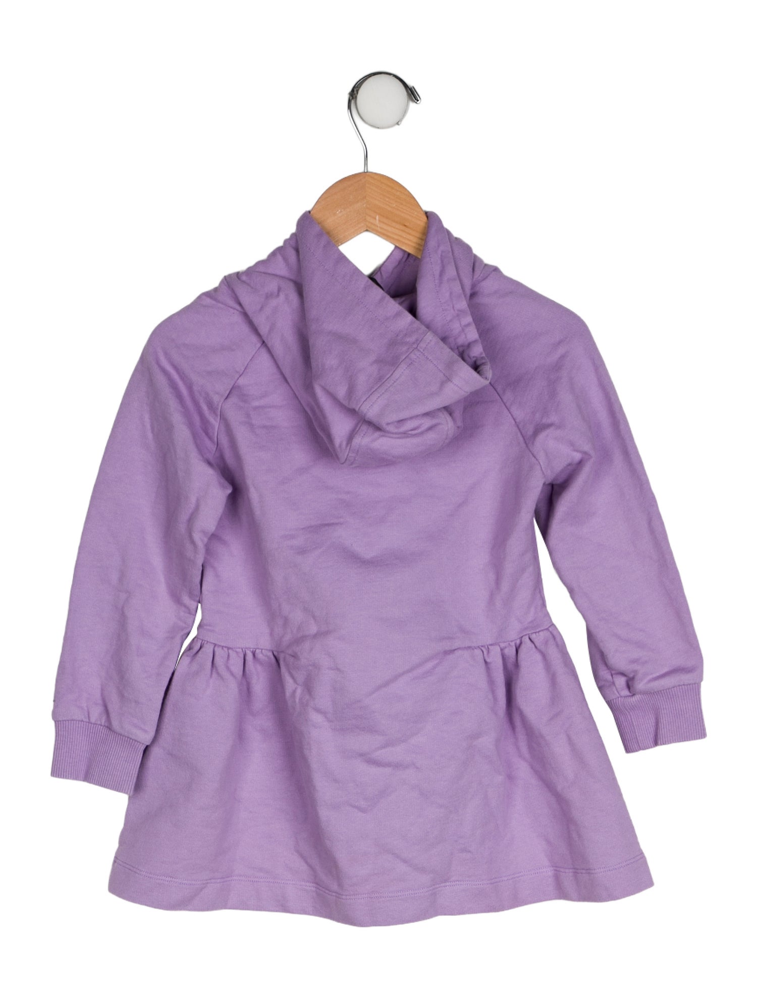 Versace Toddler Girls' Logo Printed Long Sleeve Dress