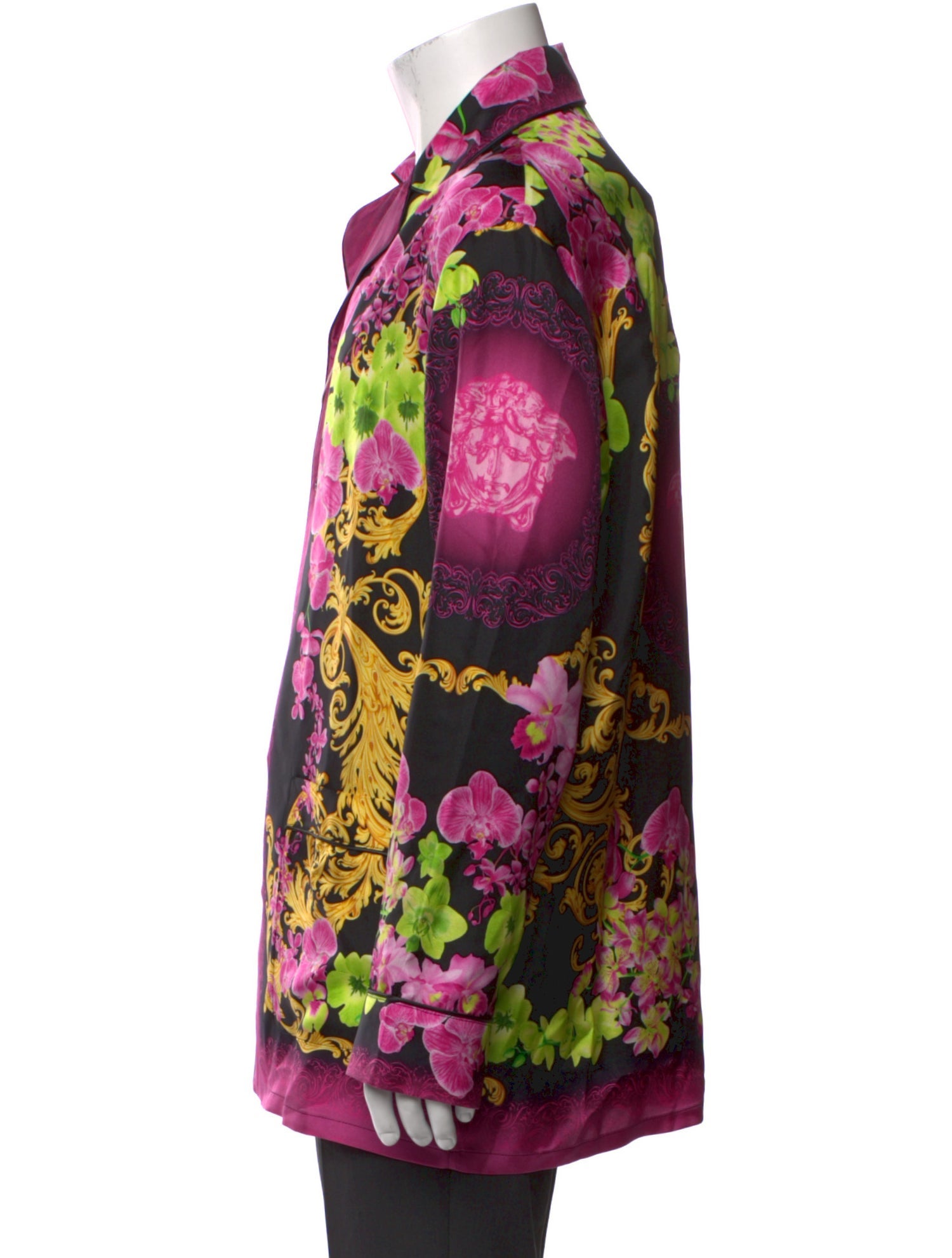 Versace Silk Printed Shirt w/ Tags