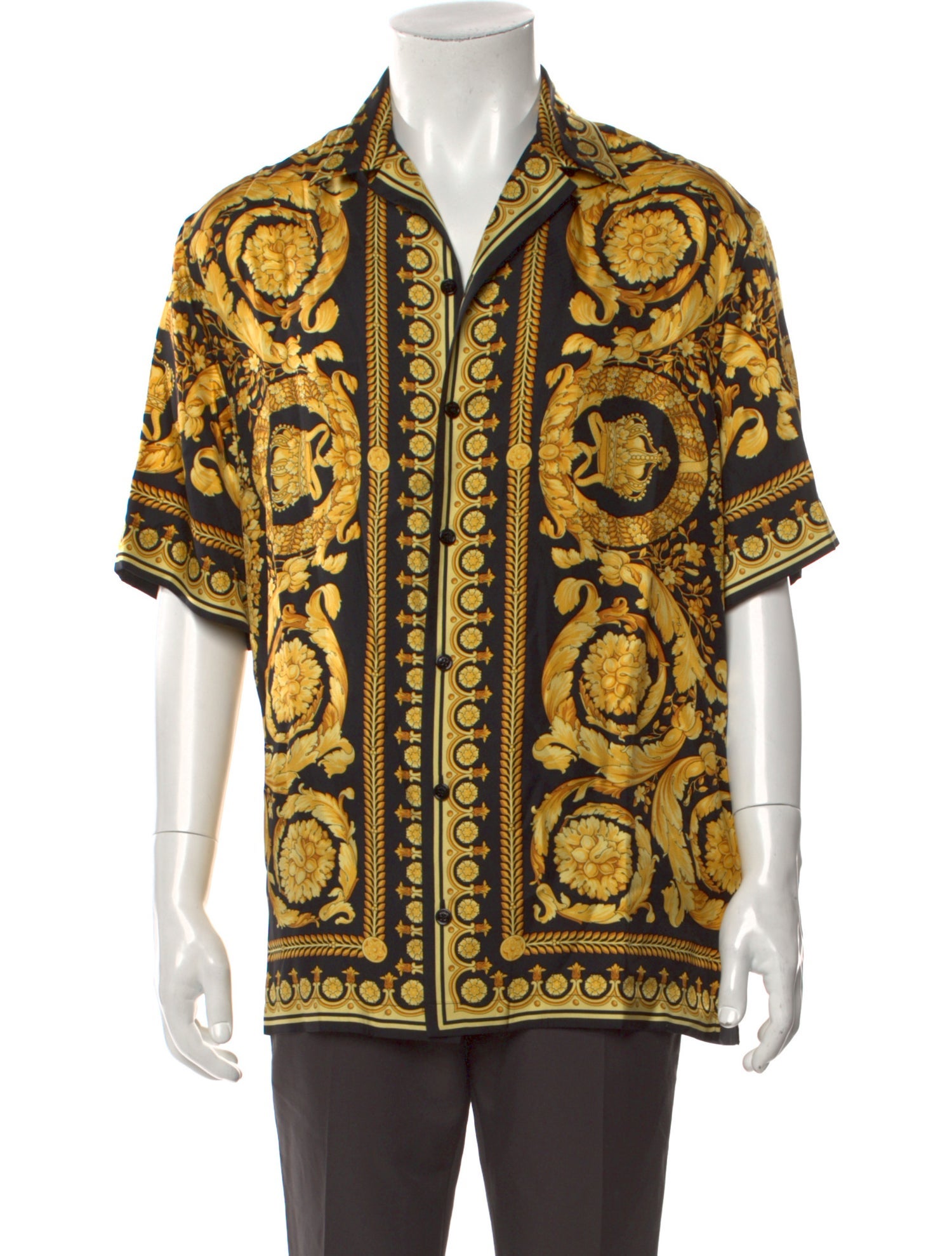 Versace Silk Printed Shirt