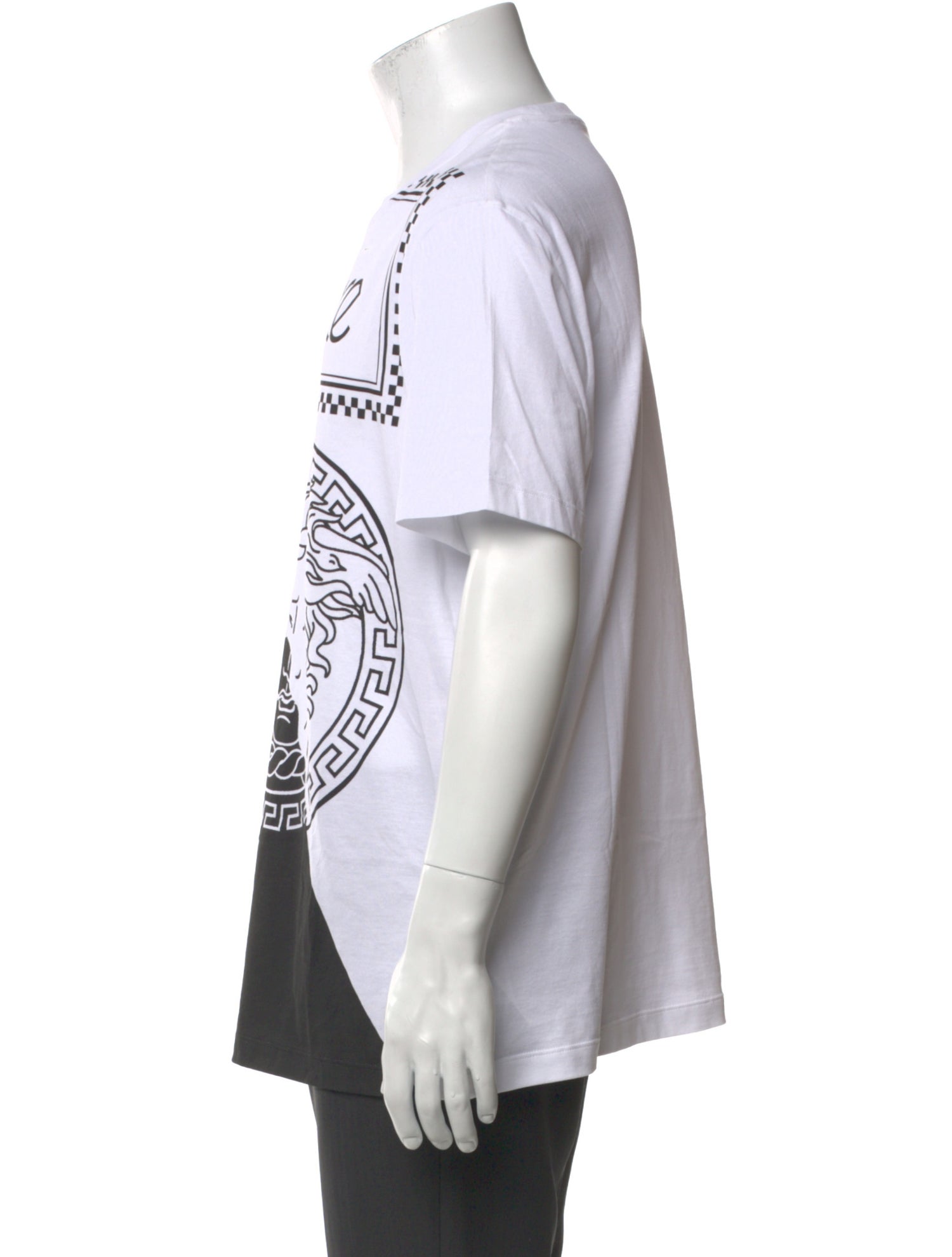 Versace Graphic Print Crew Neck T-Shirt