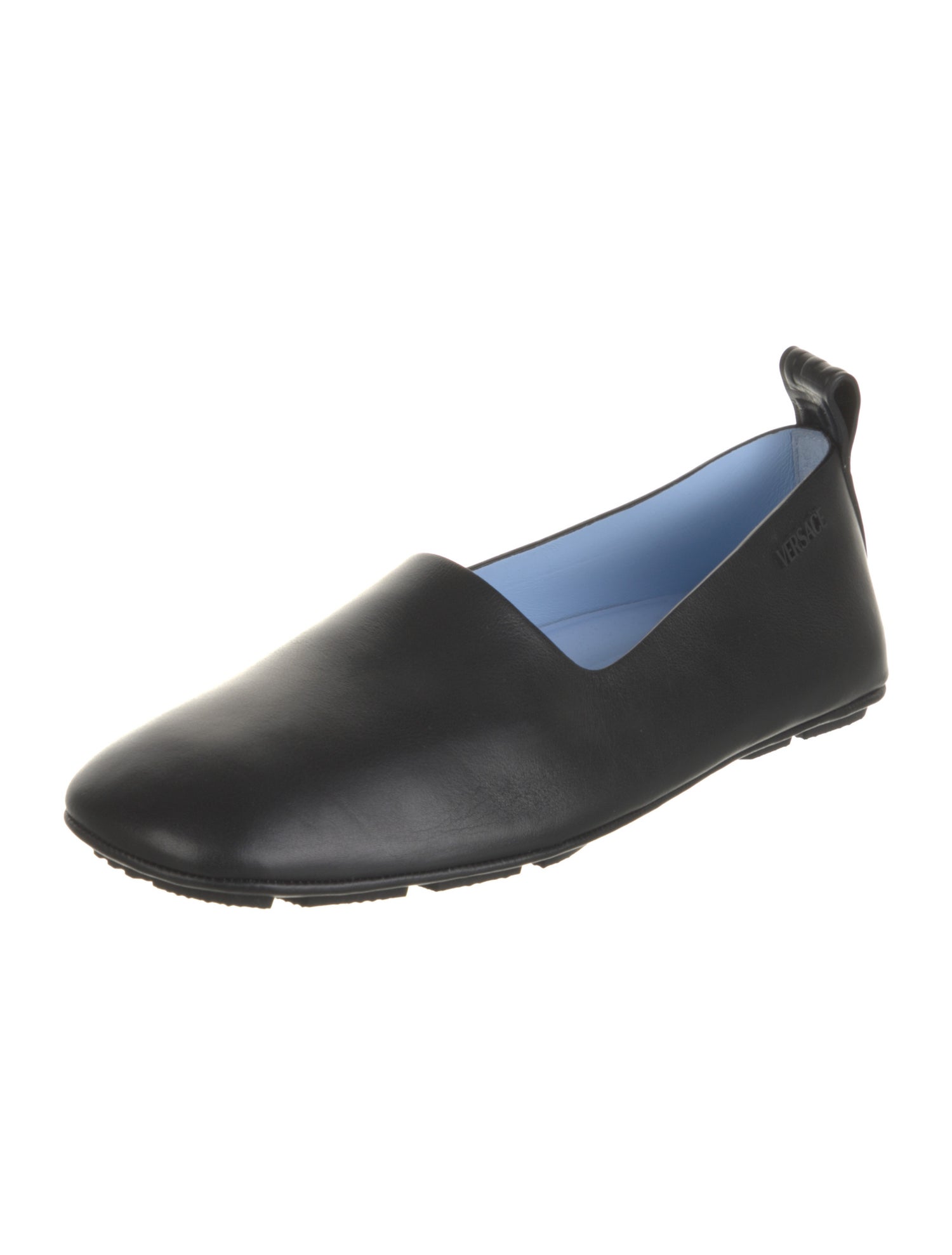 Versace Leather Slippers