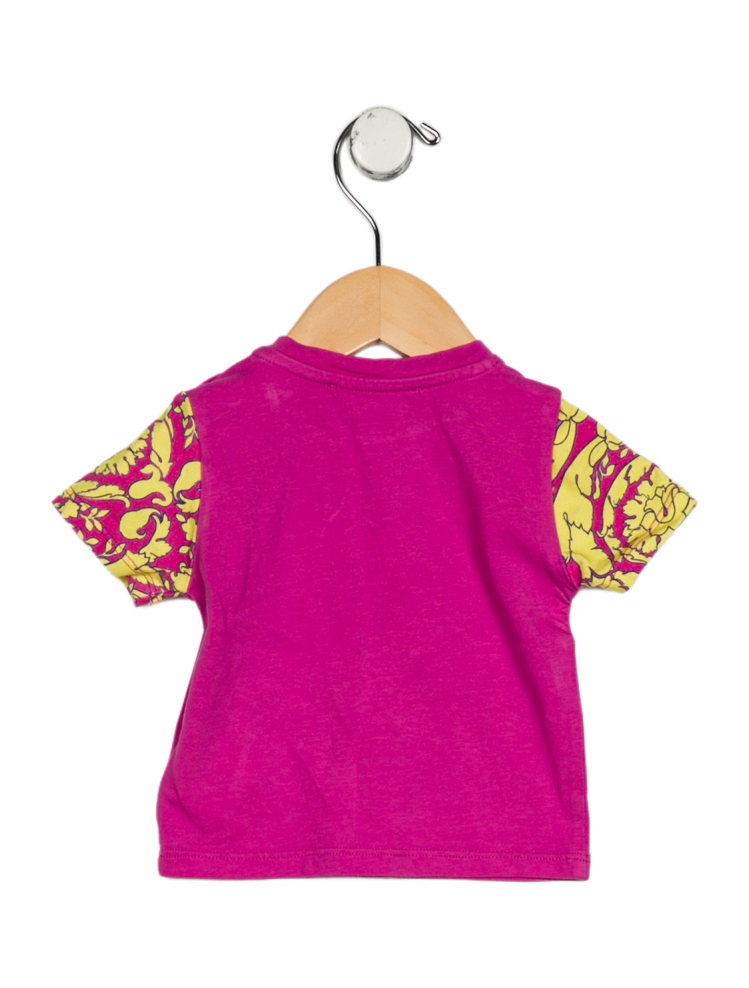 Versace Girls' Cotton Short Sleeve Shirt