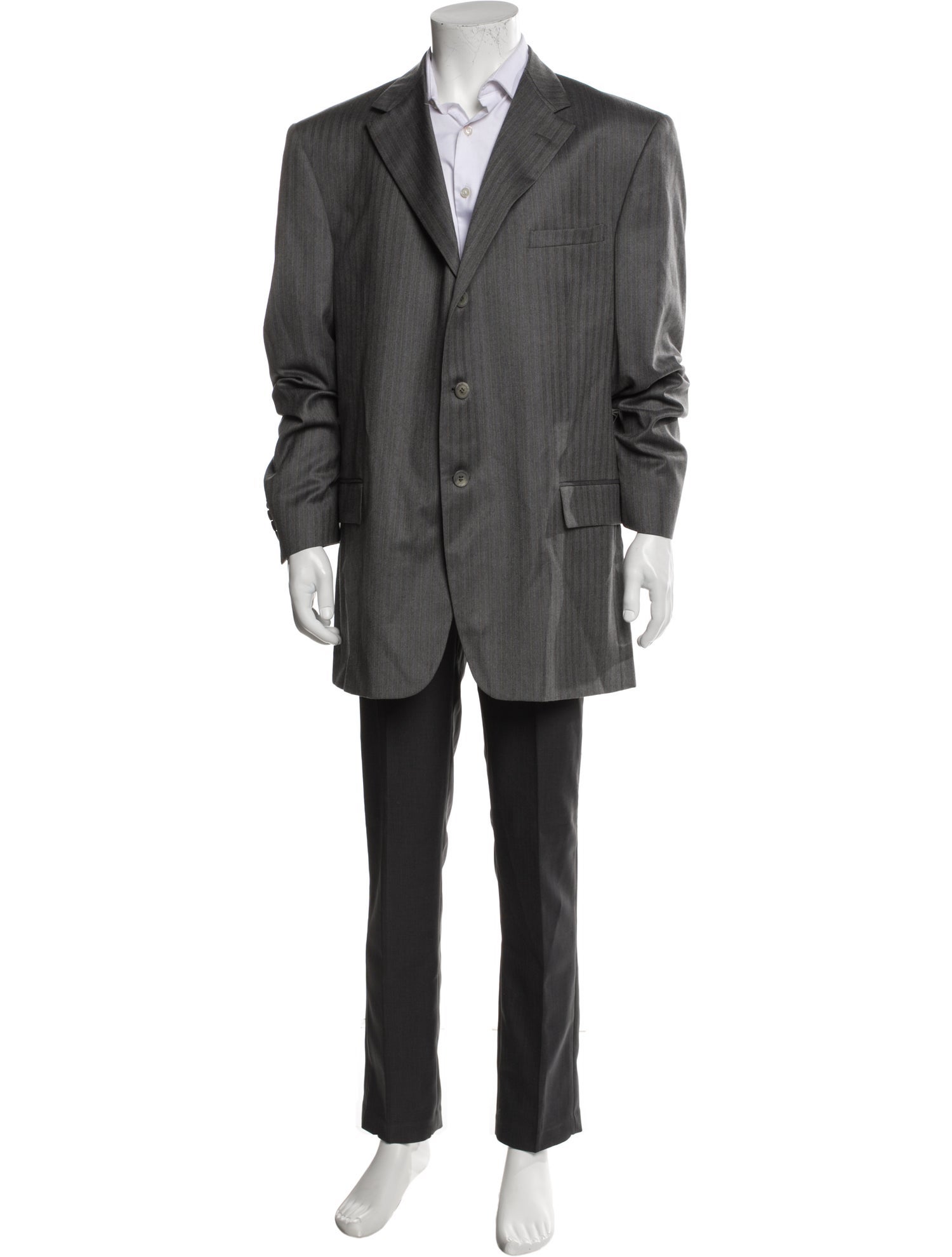 Versace Wool Striped Blazer w/Tags