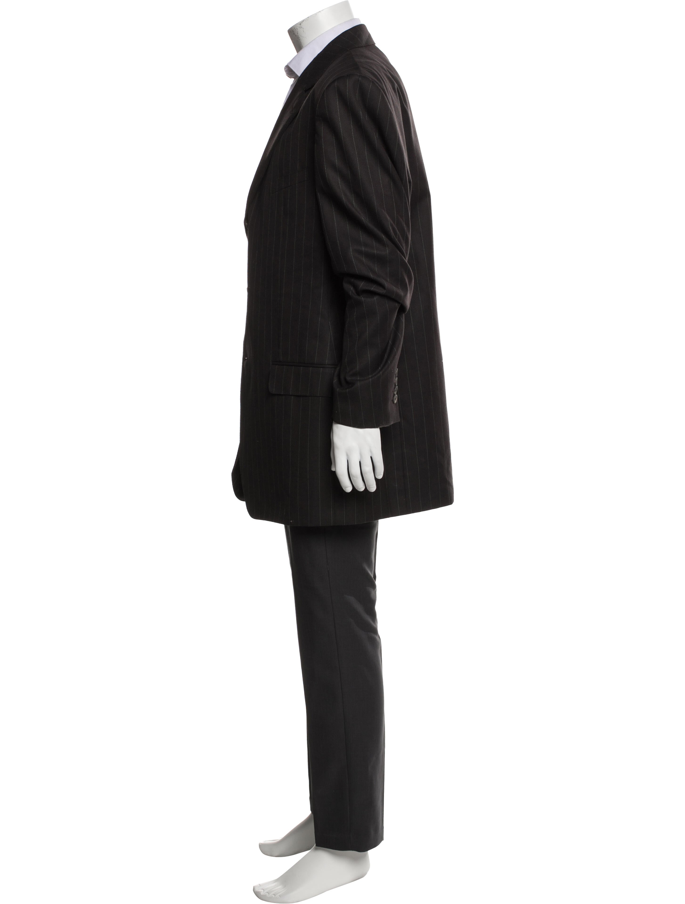 Versace Wool Striped Blazer