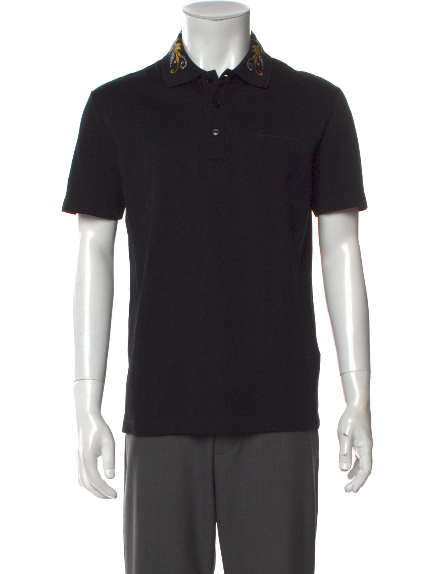 Versace Collar Short Sleeve Polo Shirt