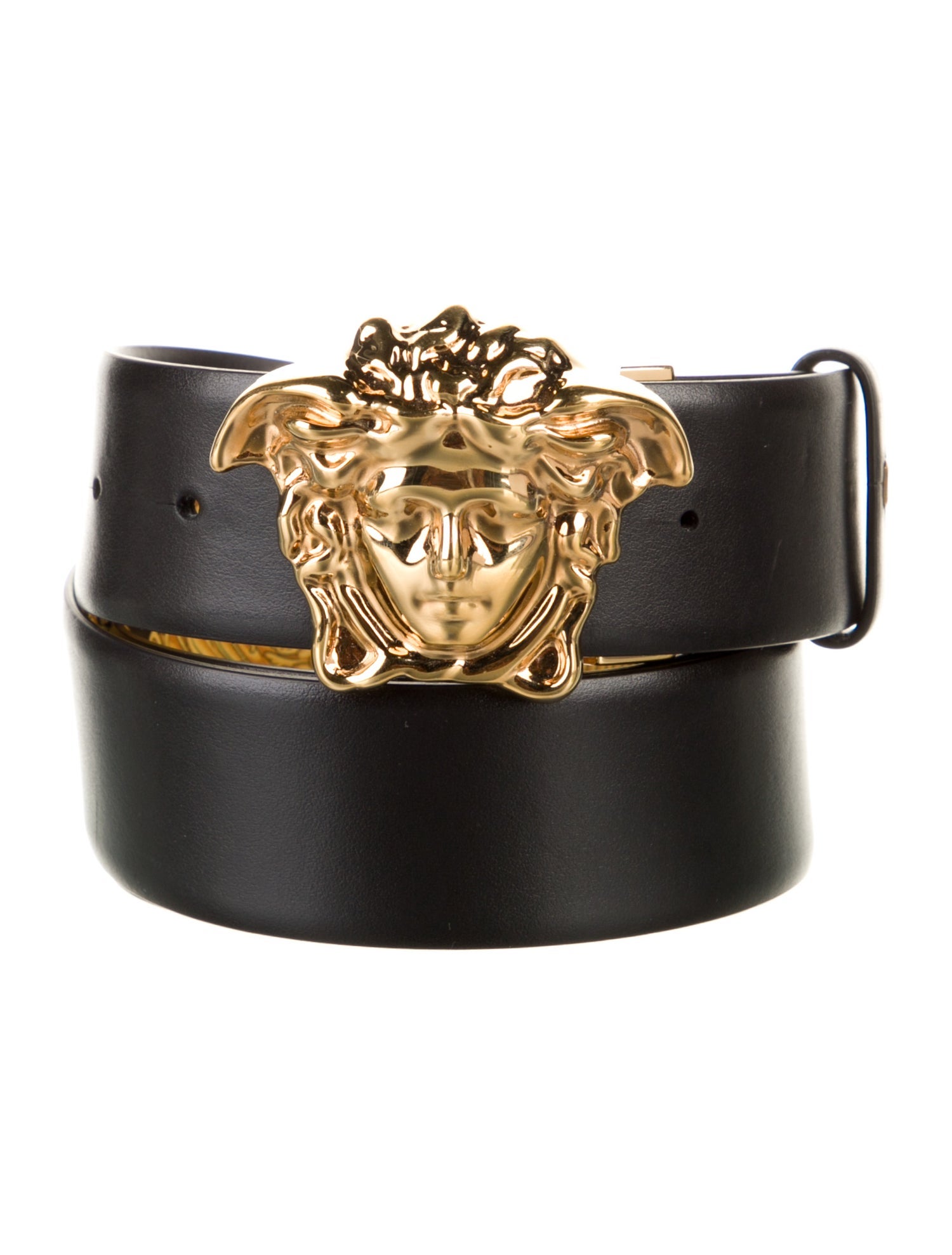 Versace Medusa Insignia Leather Belt