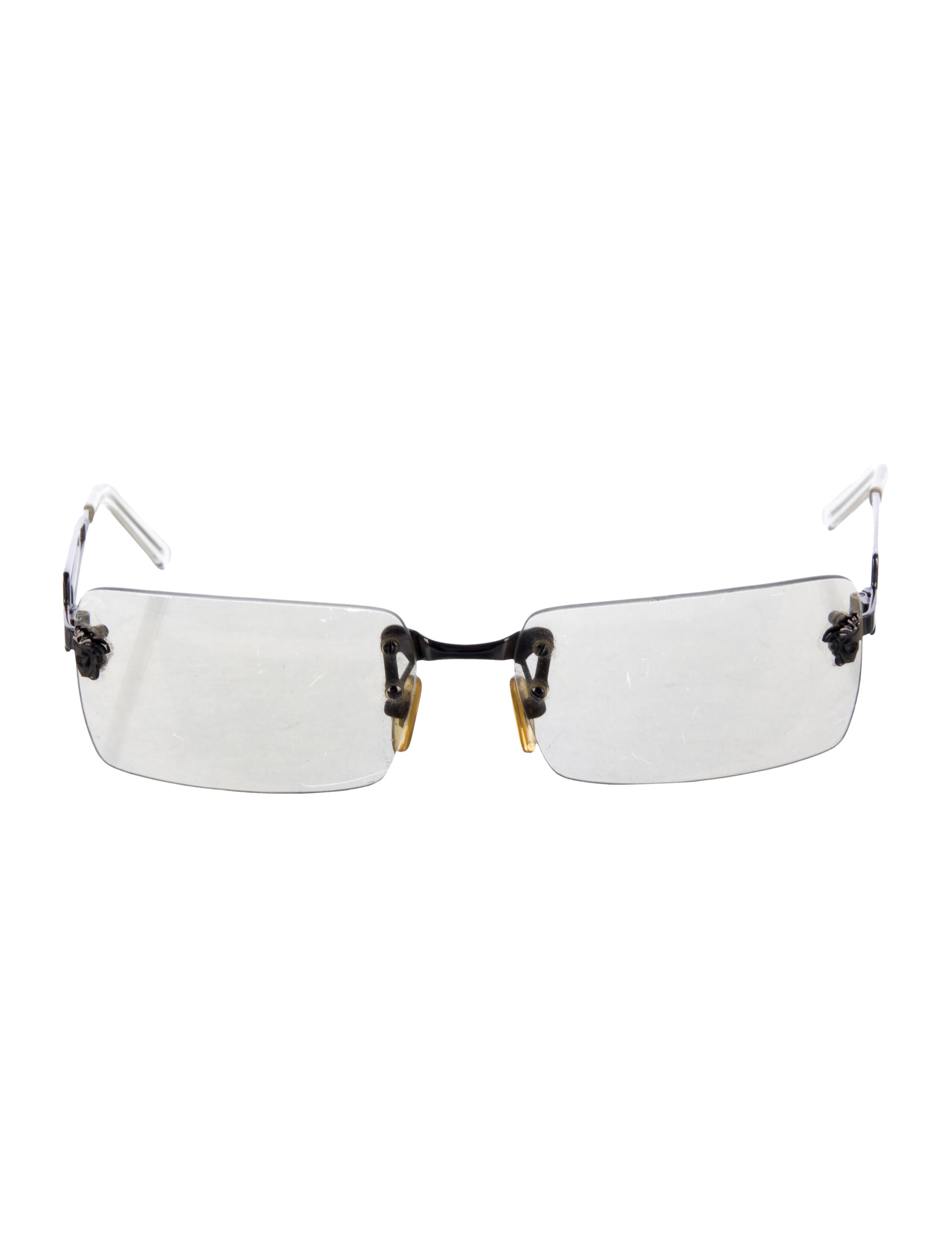 Versace Medusa Insignia Square Sunglasses