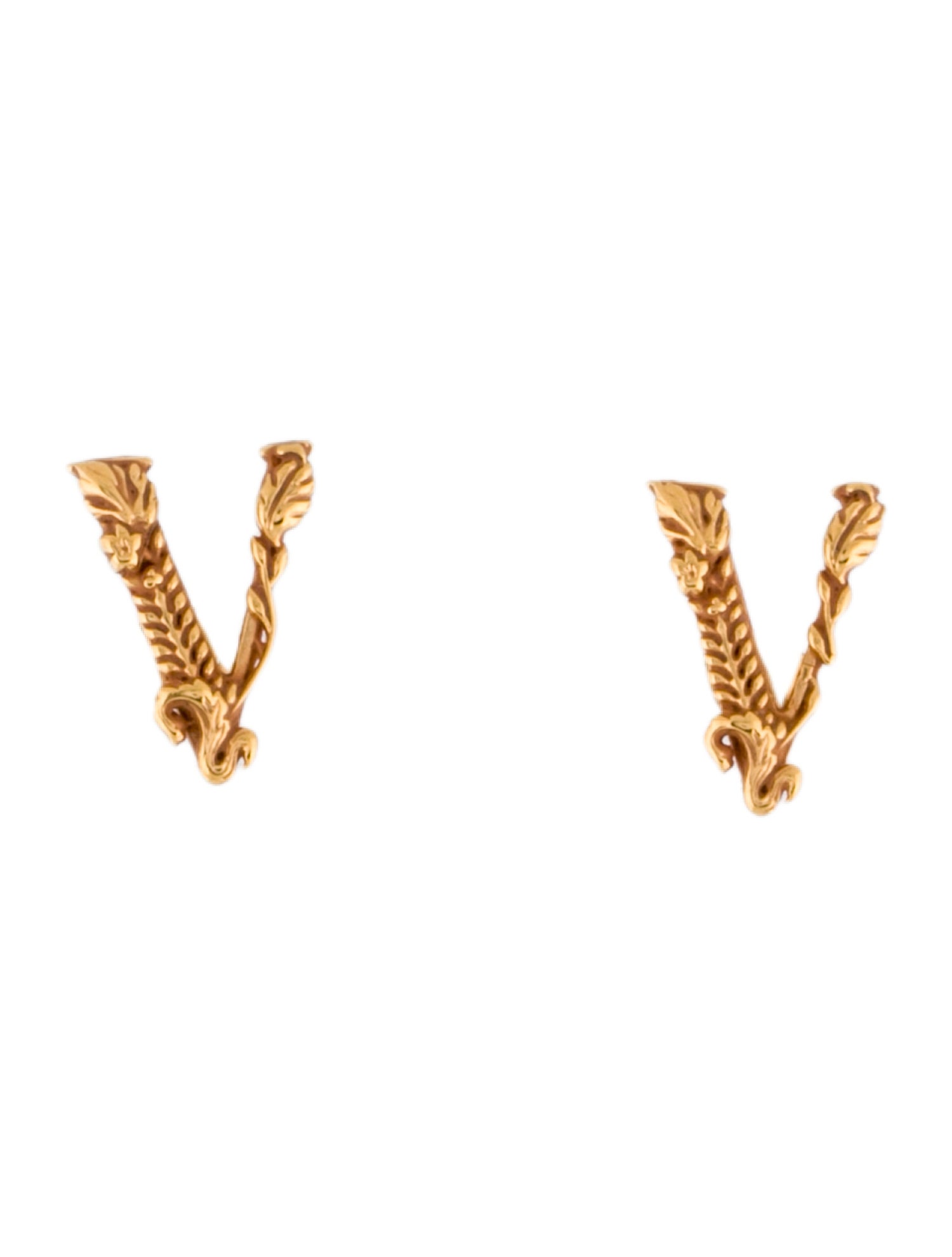 Versace Virtus Stud Earrings