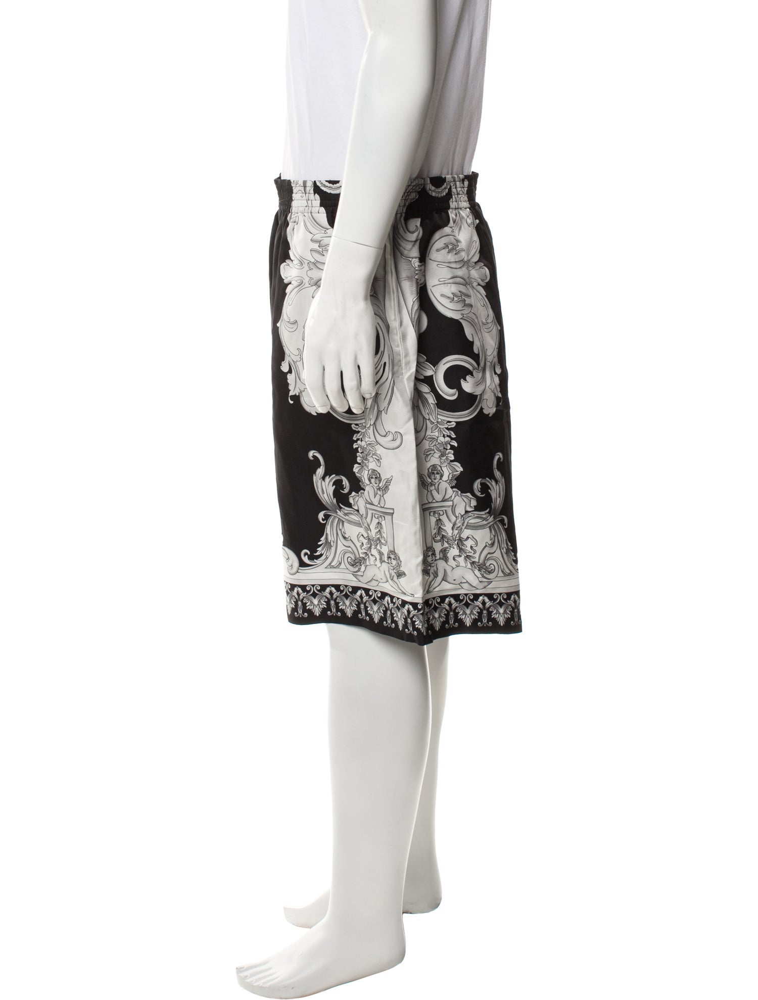 Versace Silk Jogger Shorts w/ Tags