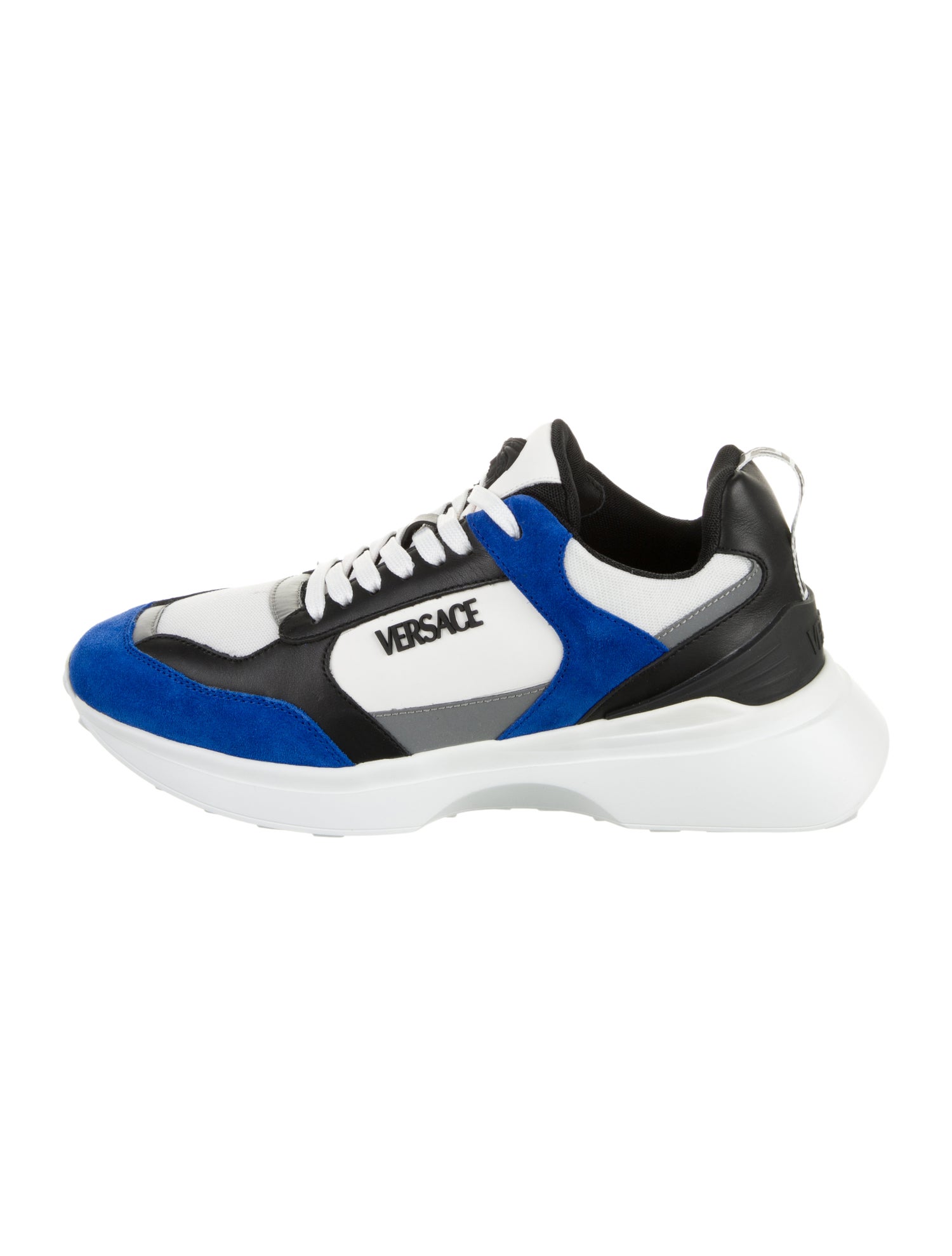 Versace Mesh Colorblock Pattern Sneakers