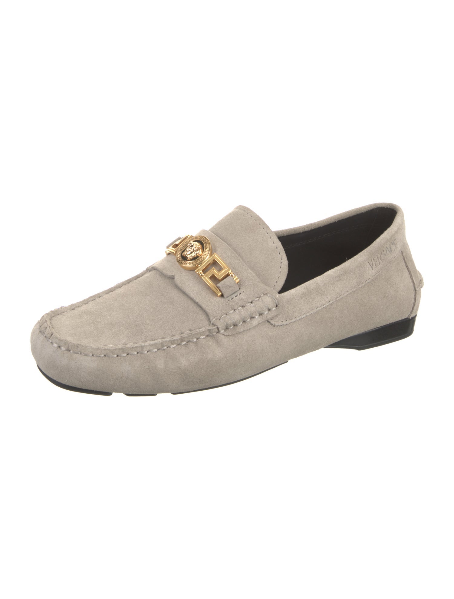 Versace Suede Dress Loafers