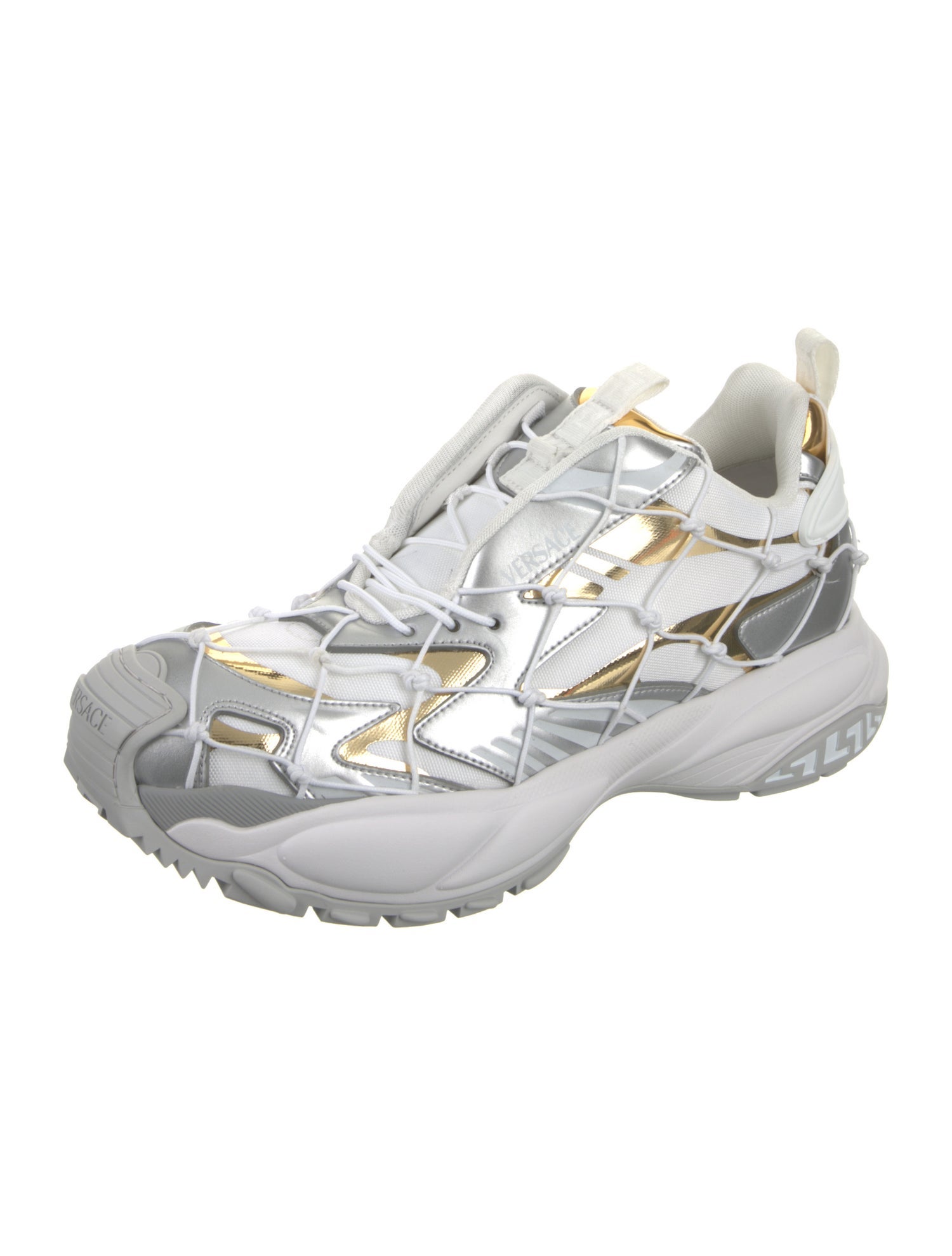 Versace Mesh Patterned Chunky Sneakers
