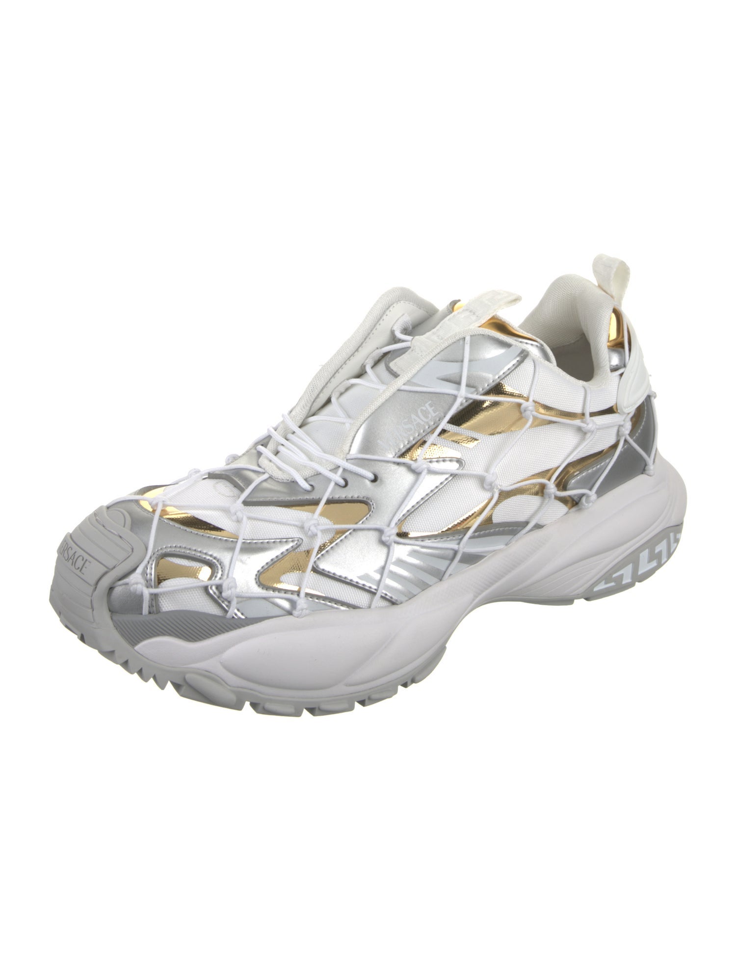 Versace Mesh Patterned Chunky Sneakers