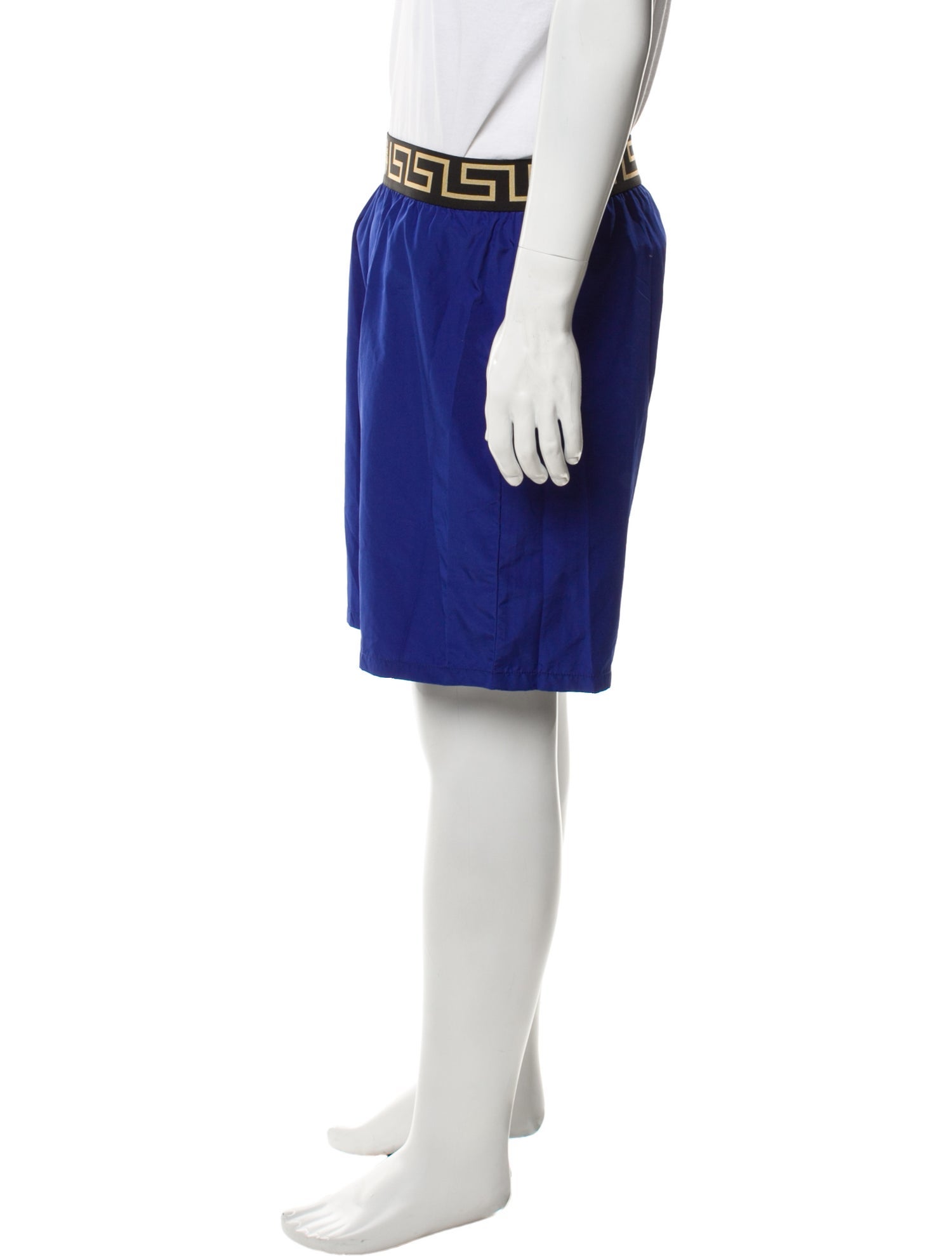 Versace Grecca Pattern Graphic Print Swim Trunks w/ Tags