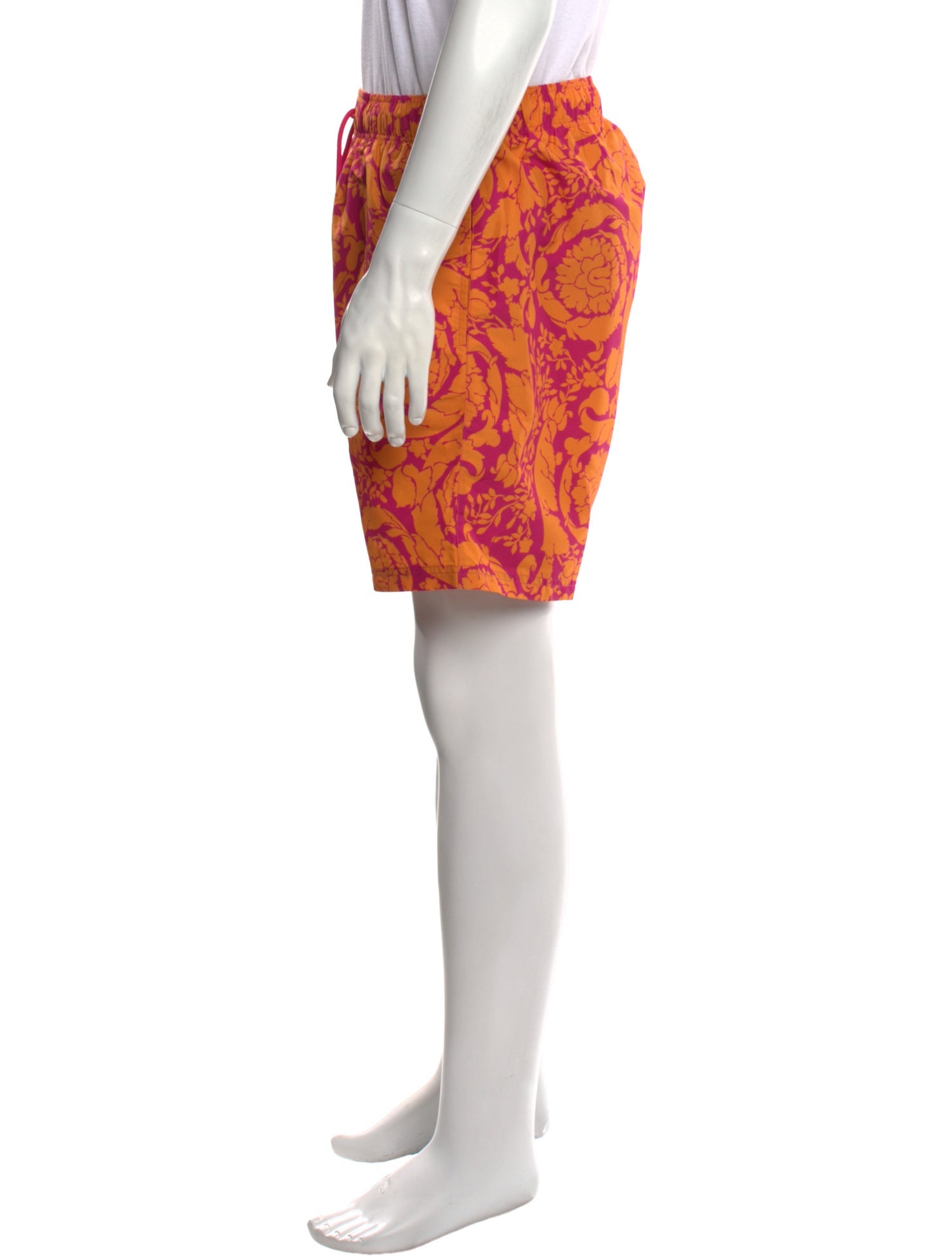 Versace Floral Print Swim Trunks w/ Tags