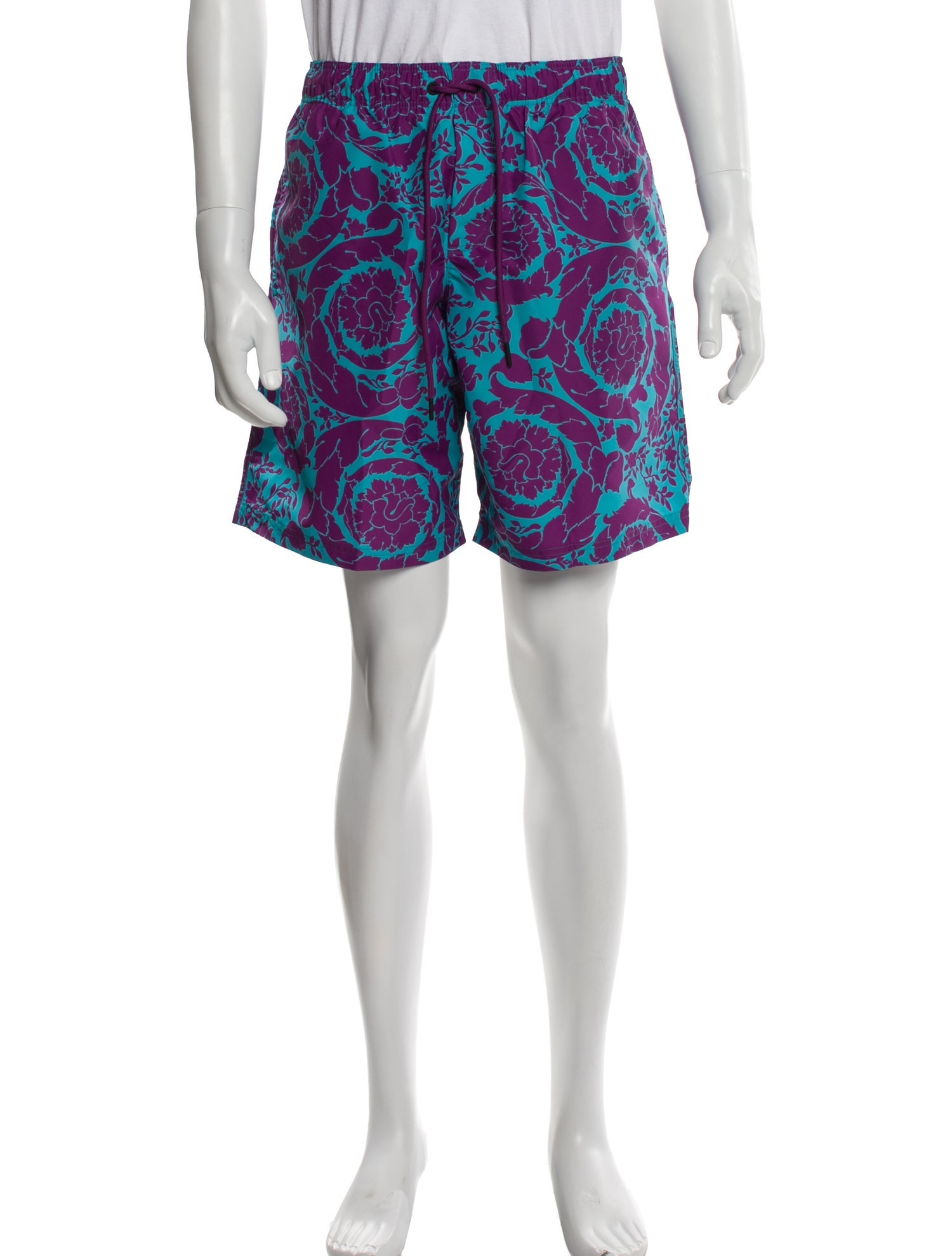 Versace Printed Swim Trunks
