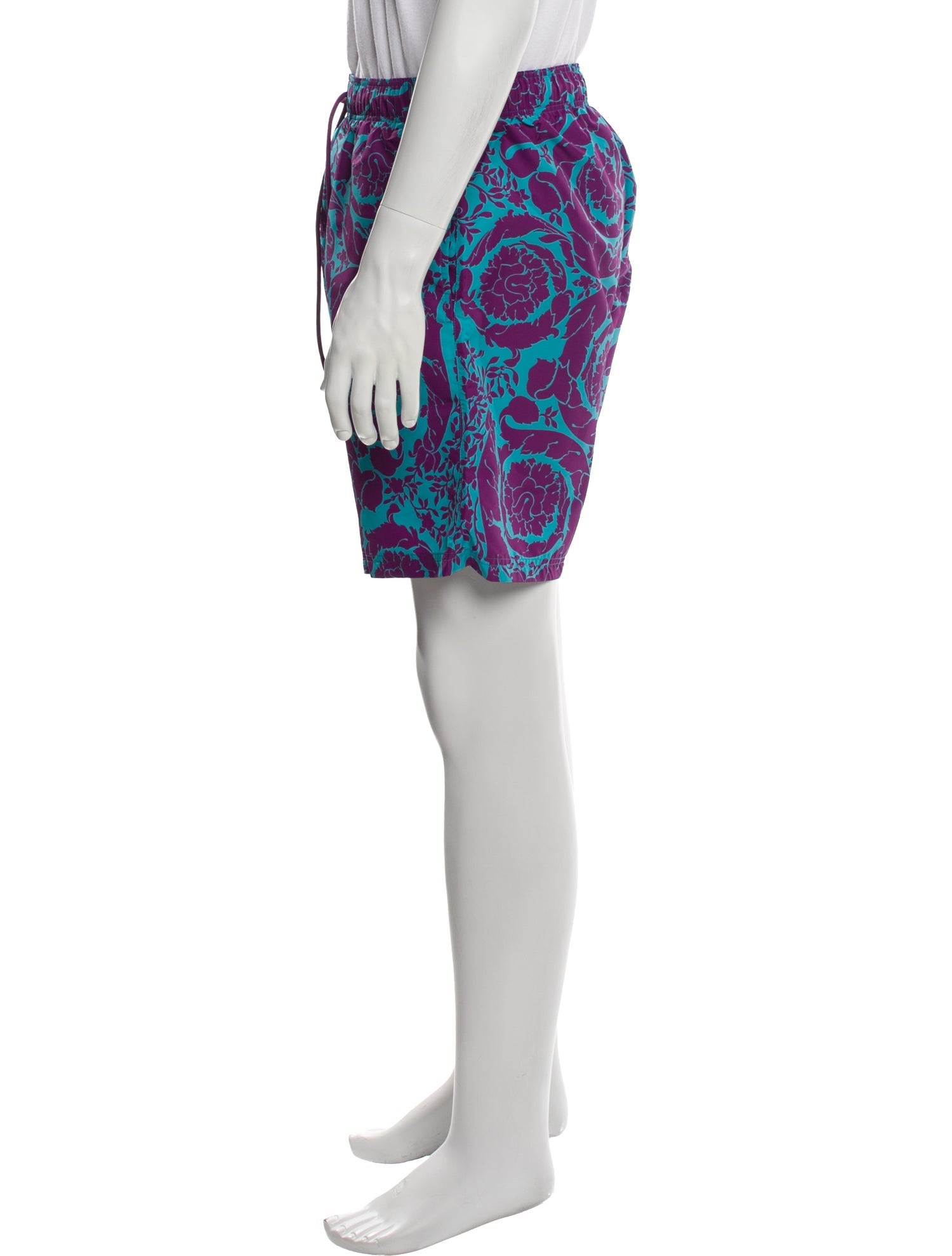 Versace Printed Swim Trunks