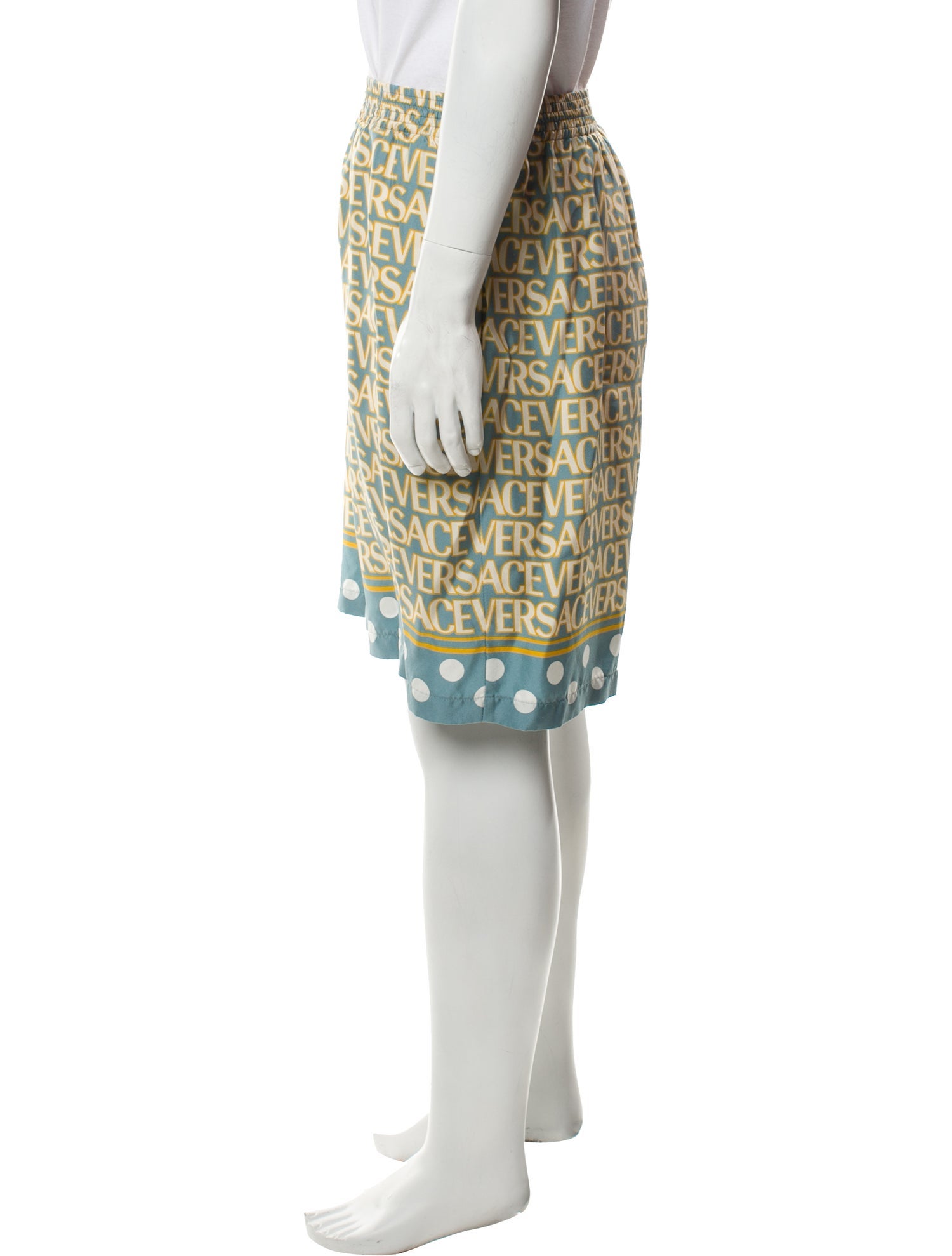 Versace Silk Jogger Shorts